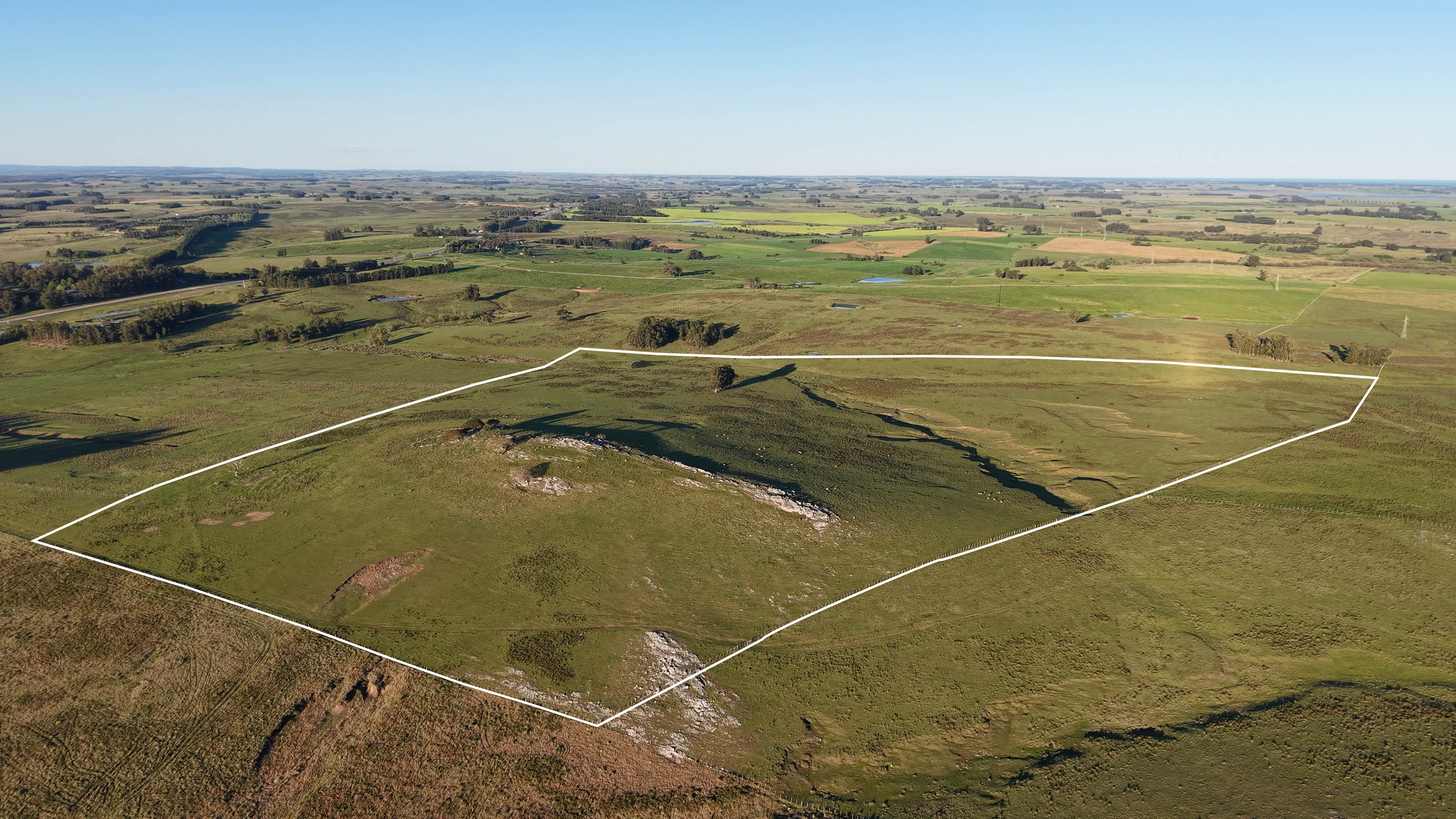 Chacra de 35 hectáreas: vistas de ensueño al campo y Laguna Jose Ignacio