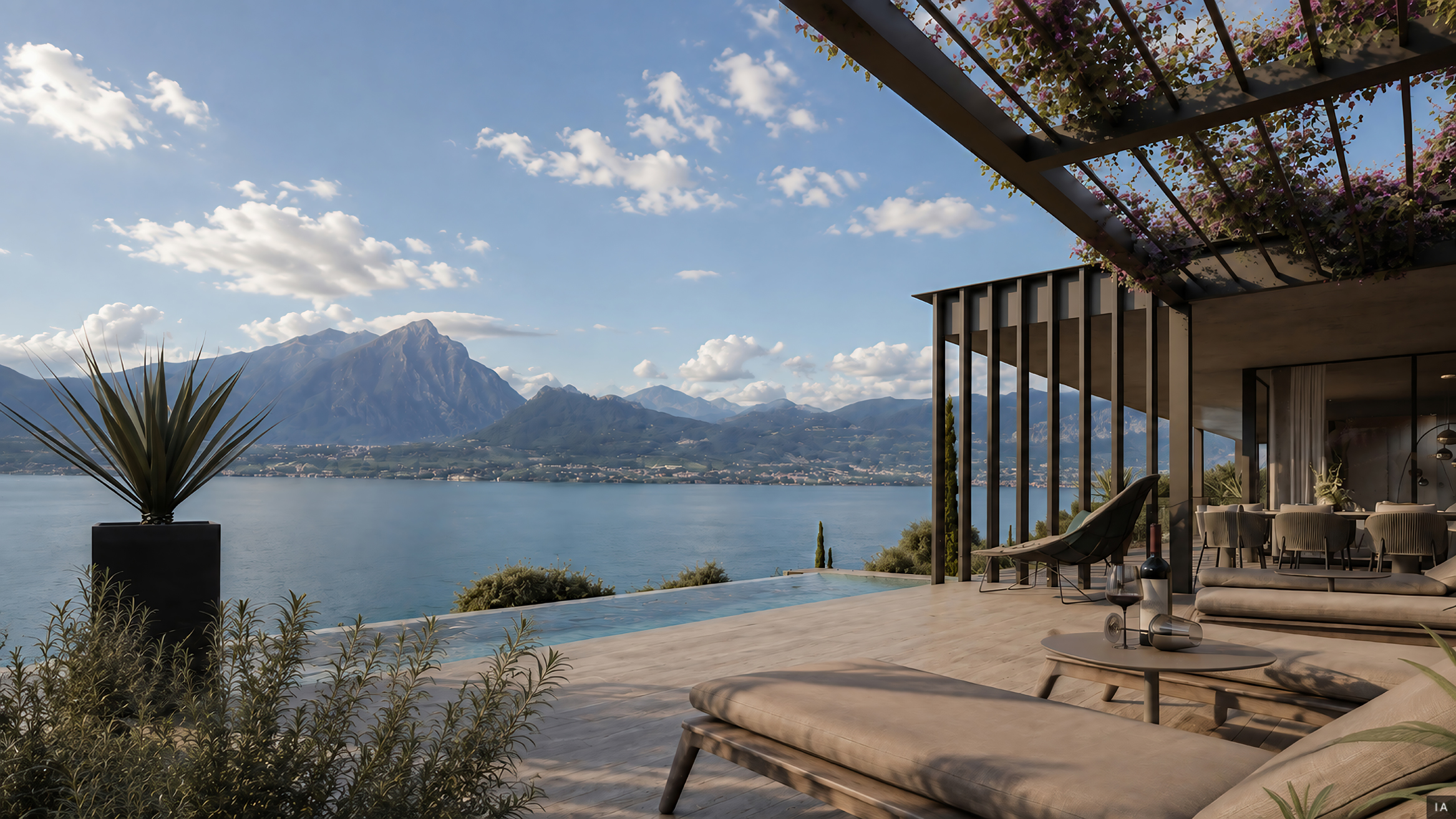 VILLA RIVIERA Ein Rückzugsort, an dem der Gardasee zu einer natürlichen Erweiterung des Zuhauses wird.