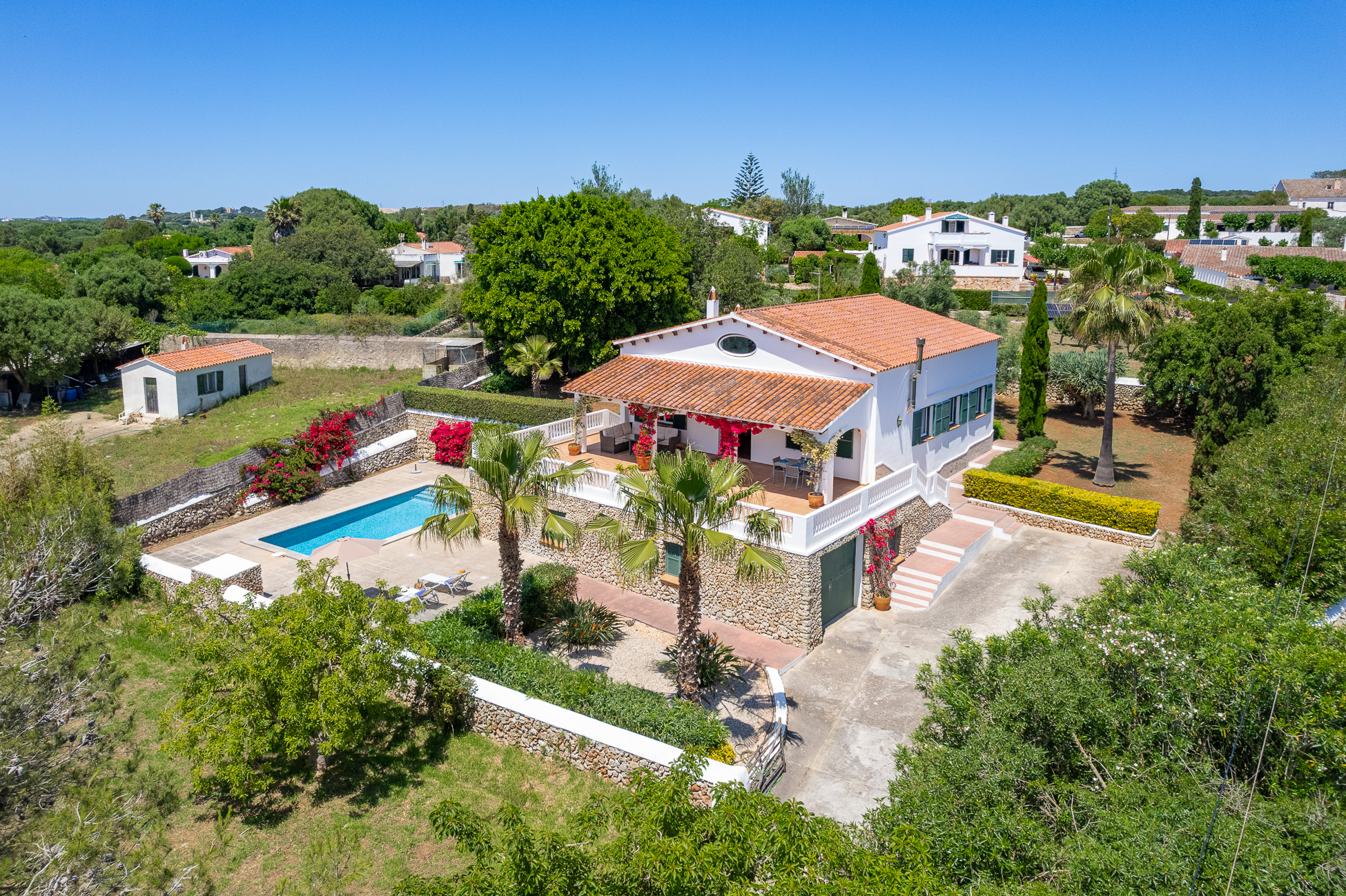 Elegantes Familienhaus mit Pool und großem Grundstück nahe Alaior, Menorca