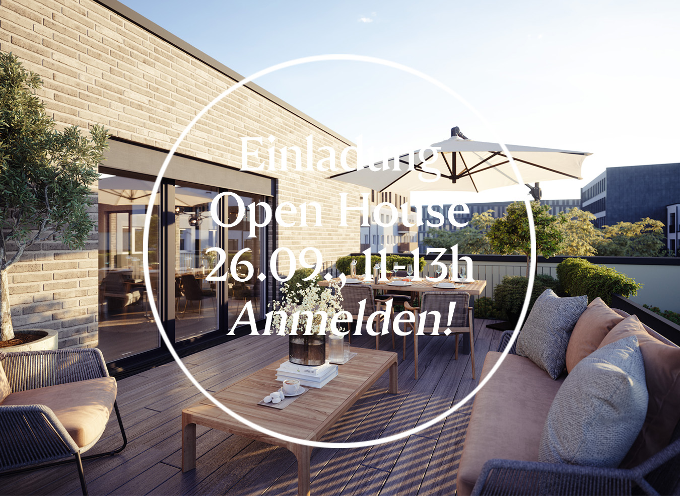 OPEN HOUSE AM 26.09. * Familiendomizil mit großer Dachterrasse