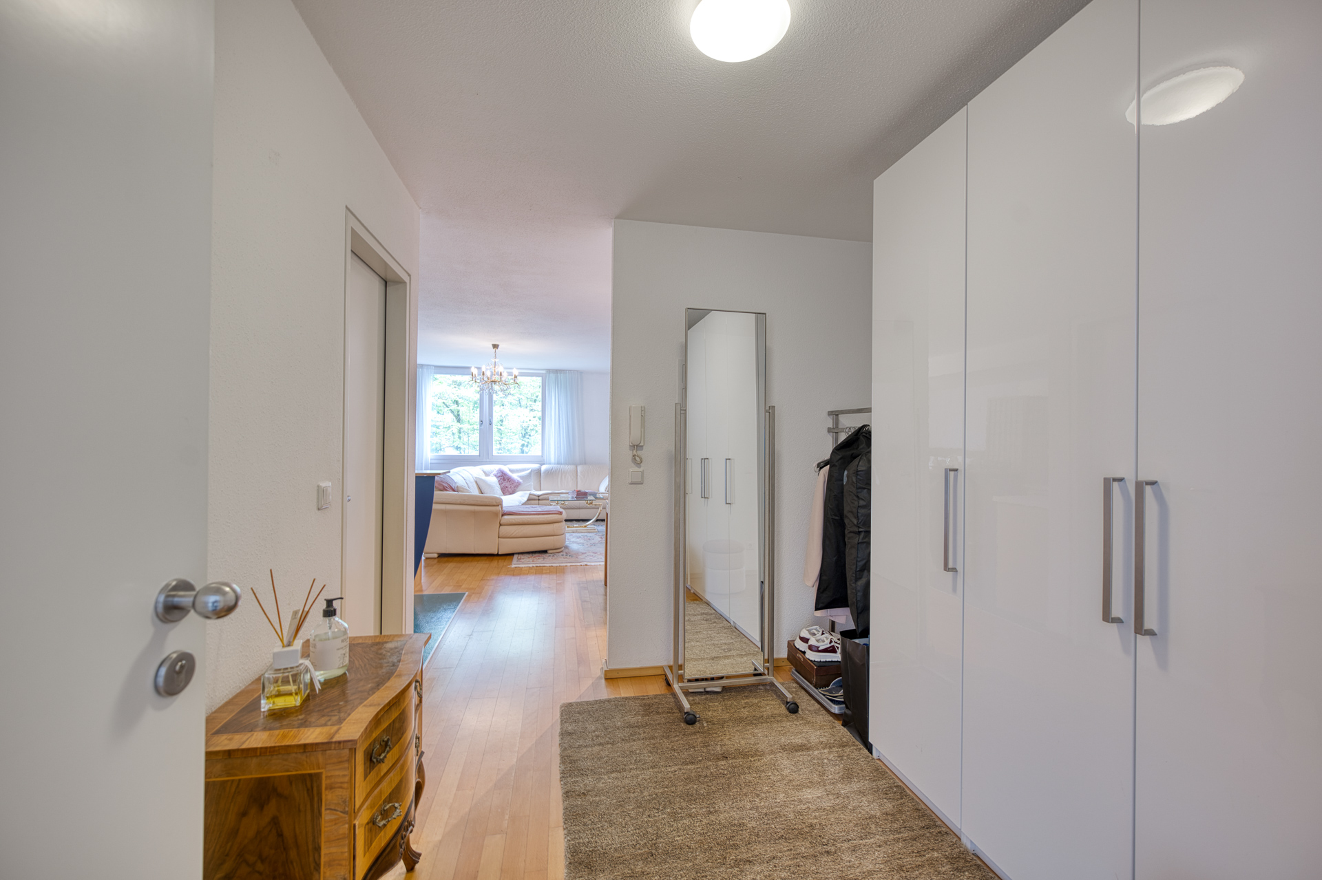 1-room apartment with a view of greenery in the Saggen district