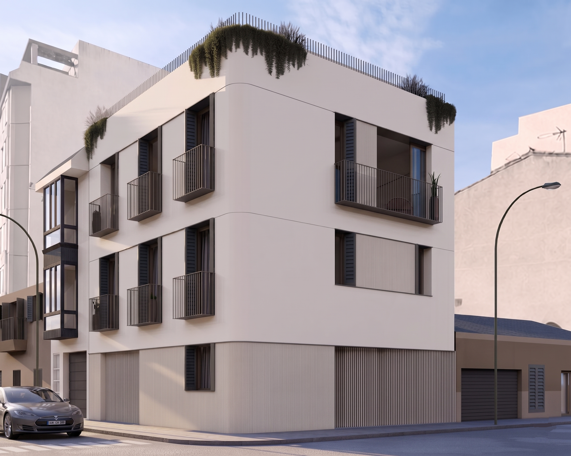 Plot with building license for a townhouse