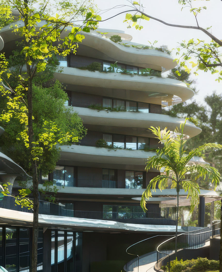 Contemporary 2-bedroom apartment in a private complex in Voula