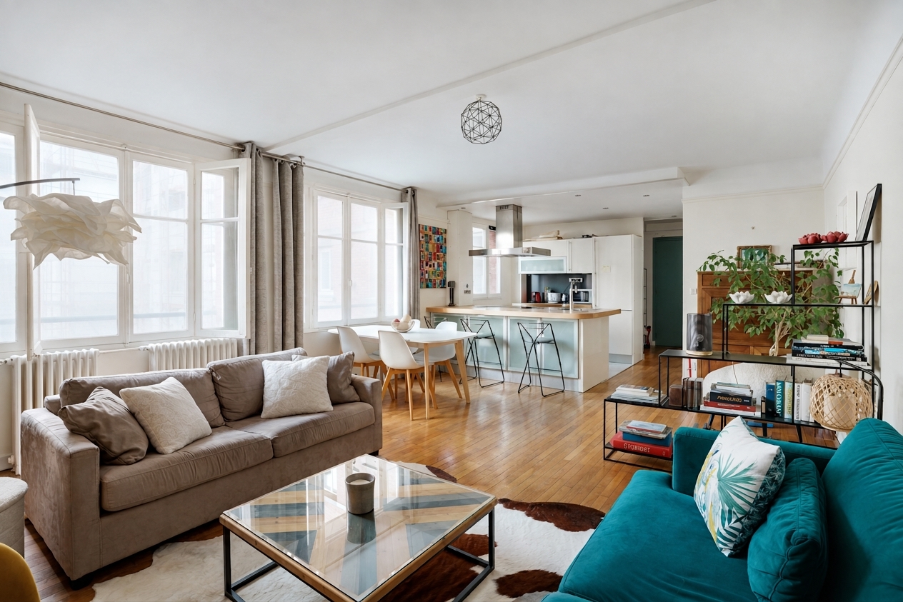 Appartement 2 pièces 59 m² · à Paris · 59 m² · 630 000 €