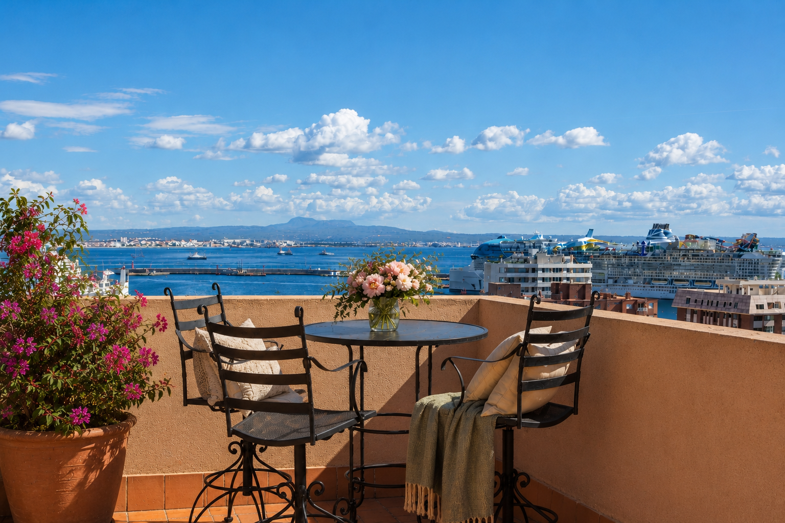 A gem with spectacular views over Palma Bay [AI-modified]