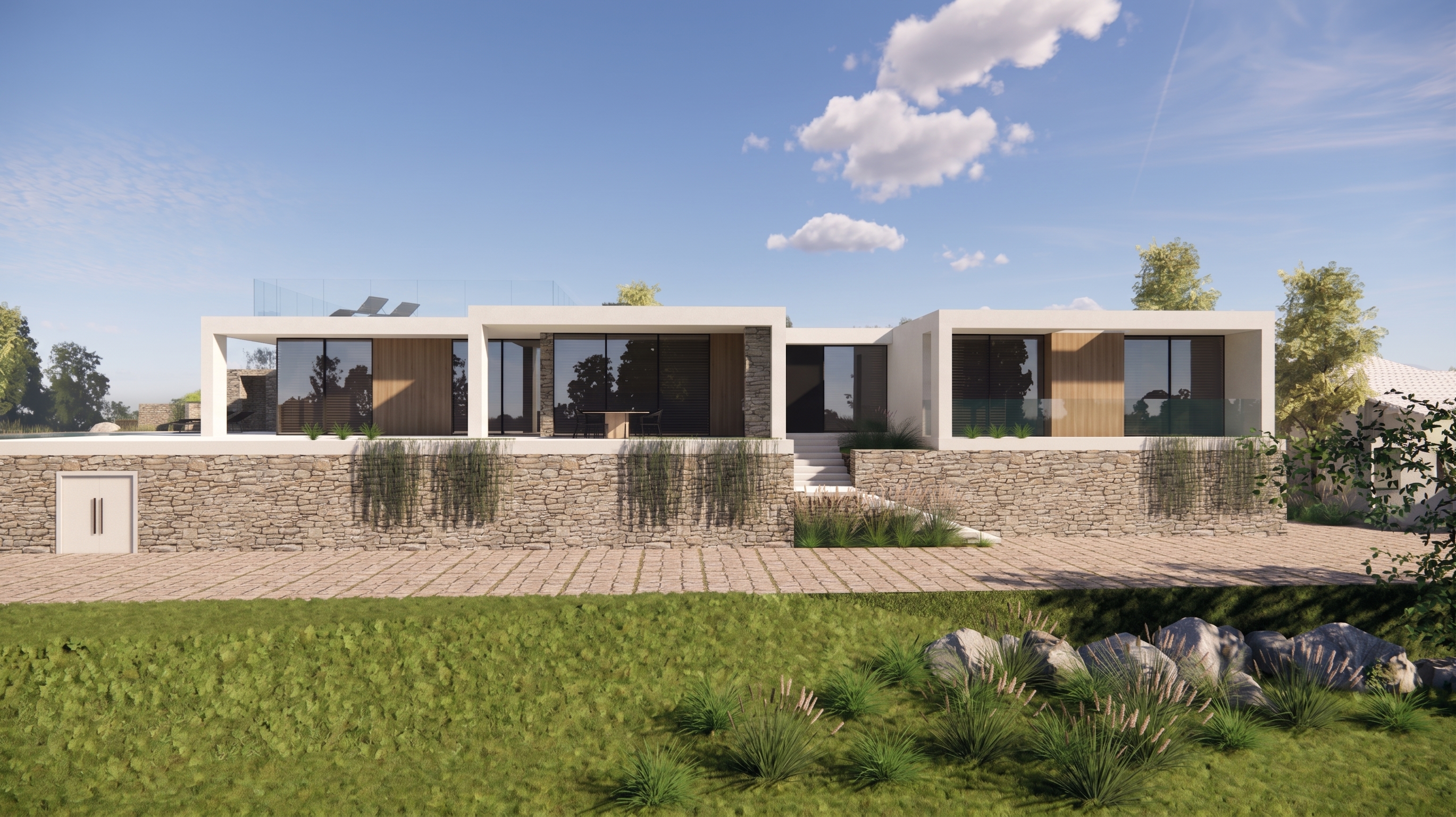 Stunning plot of land with ocean views [AI-modified]