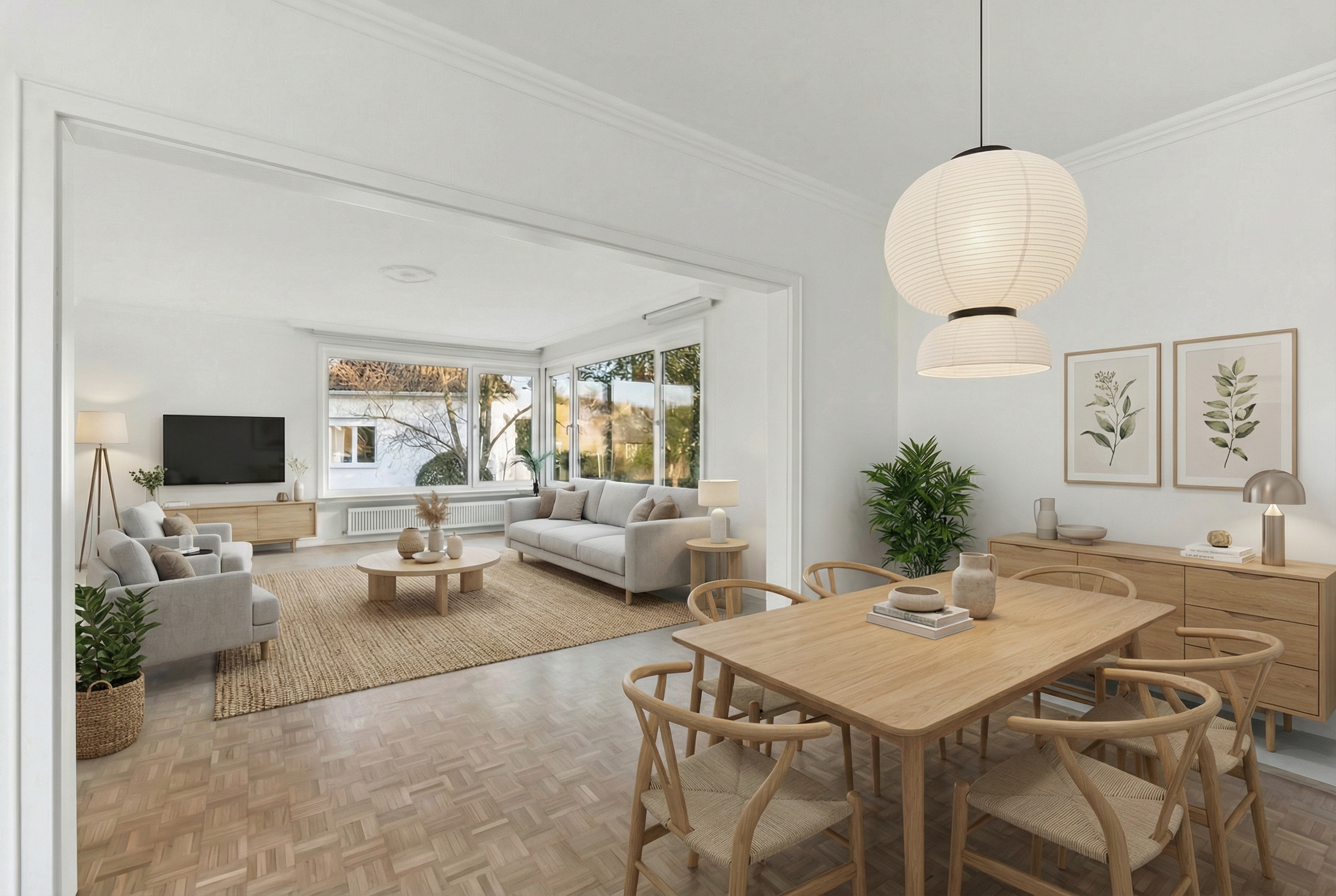 Stilvolle 4,5 Zi.-Wohnung mit Balkon & Garage nahe den Herrenhäuser Gärten