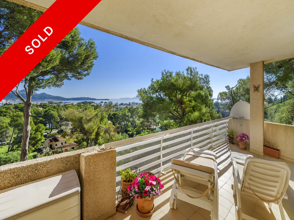 Delightful apartment with beautiful views in Puerto Pollensa