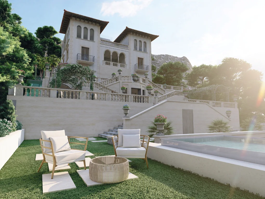 Villa Italia - historic building with new project