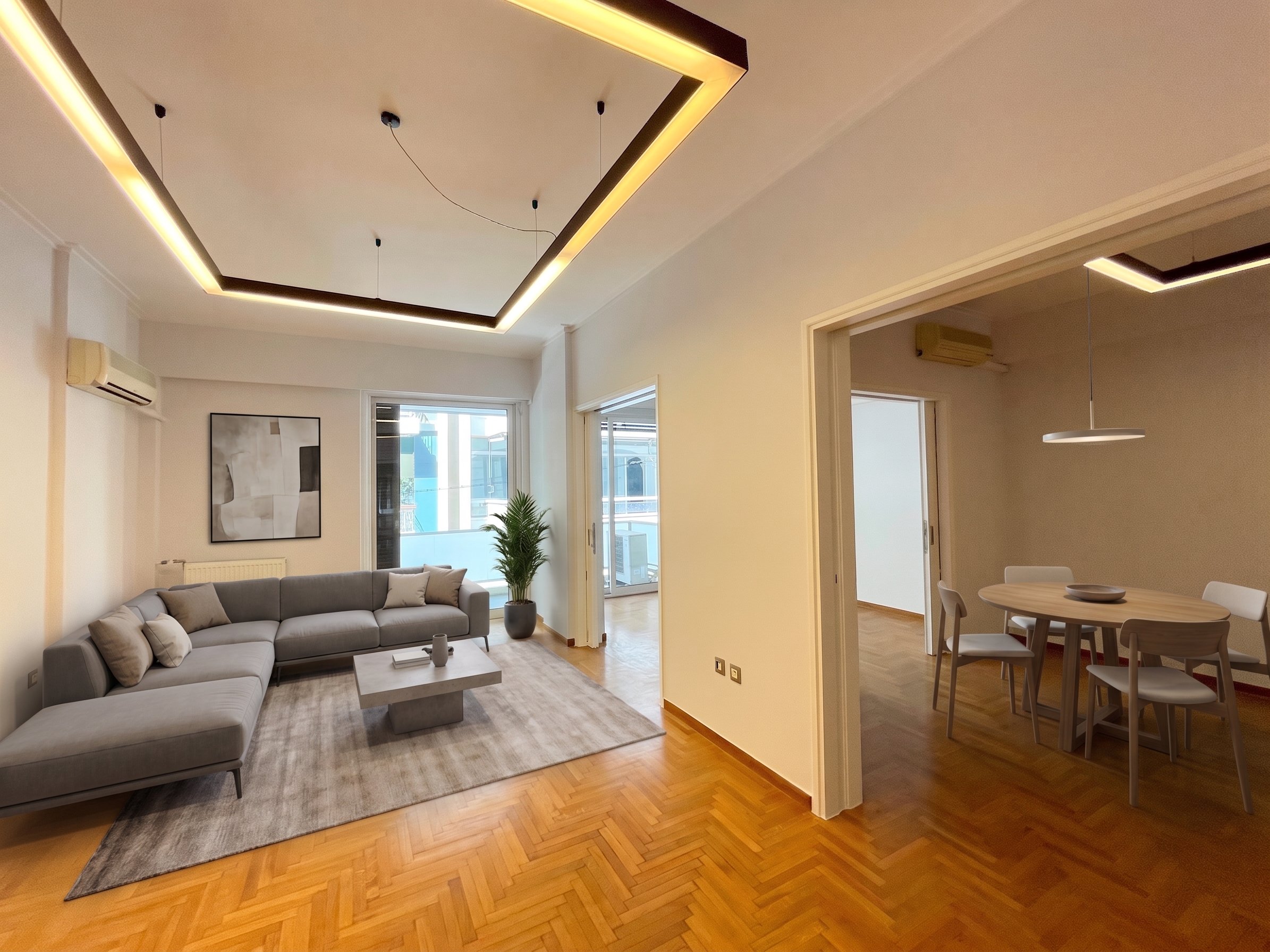 Spacious property suitable for residential and professional use in Kolonaki [AI-modified]