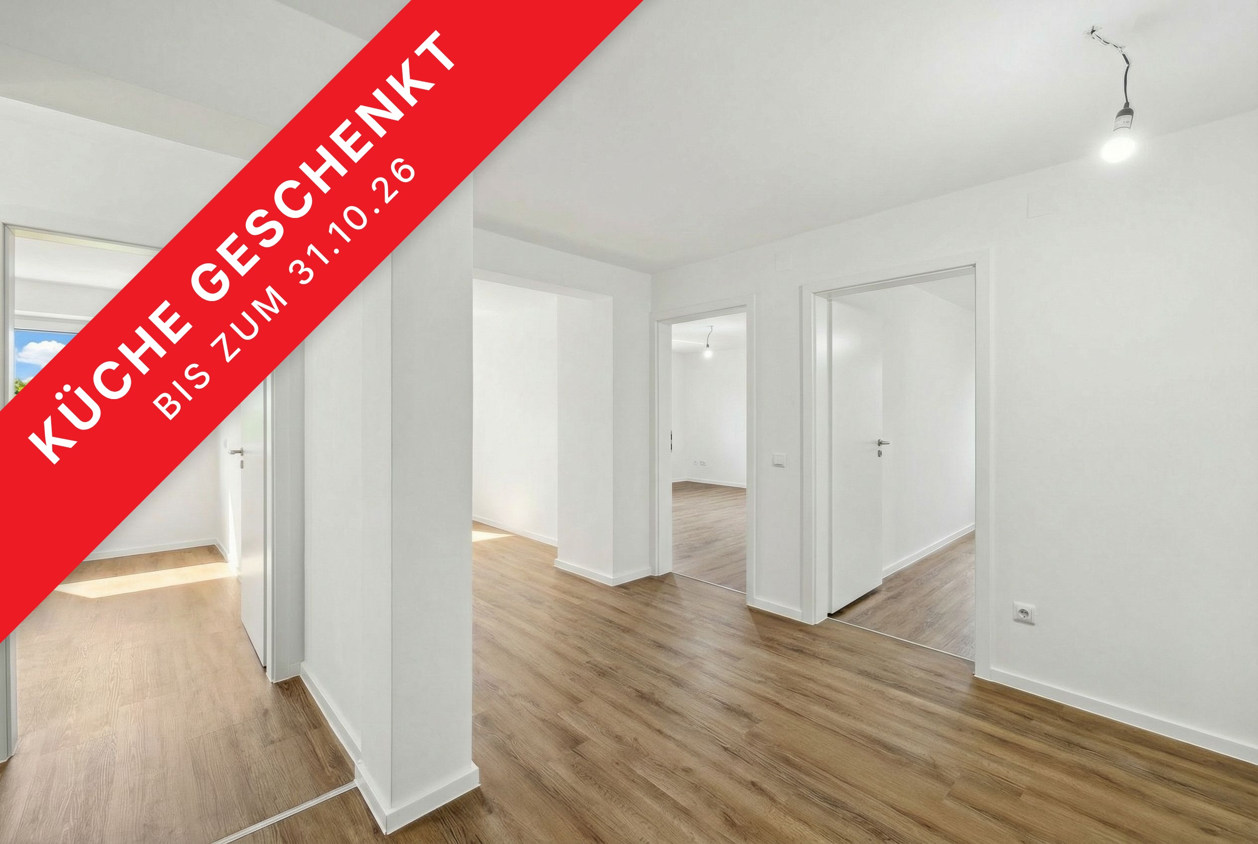 KÜCHENAKTION bis zum 31.10.26! Ankommen oder Anlegen? Erstbezug: 4-Zimmer-Wohnung inkl. 5 Jahre Gewährleistung