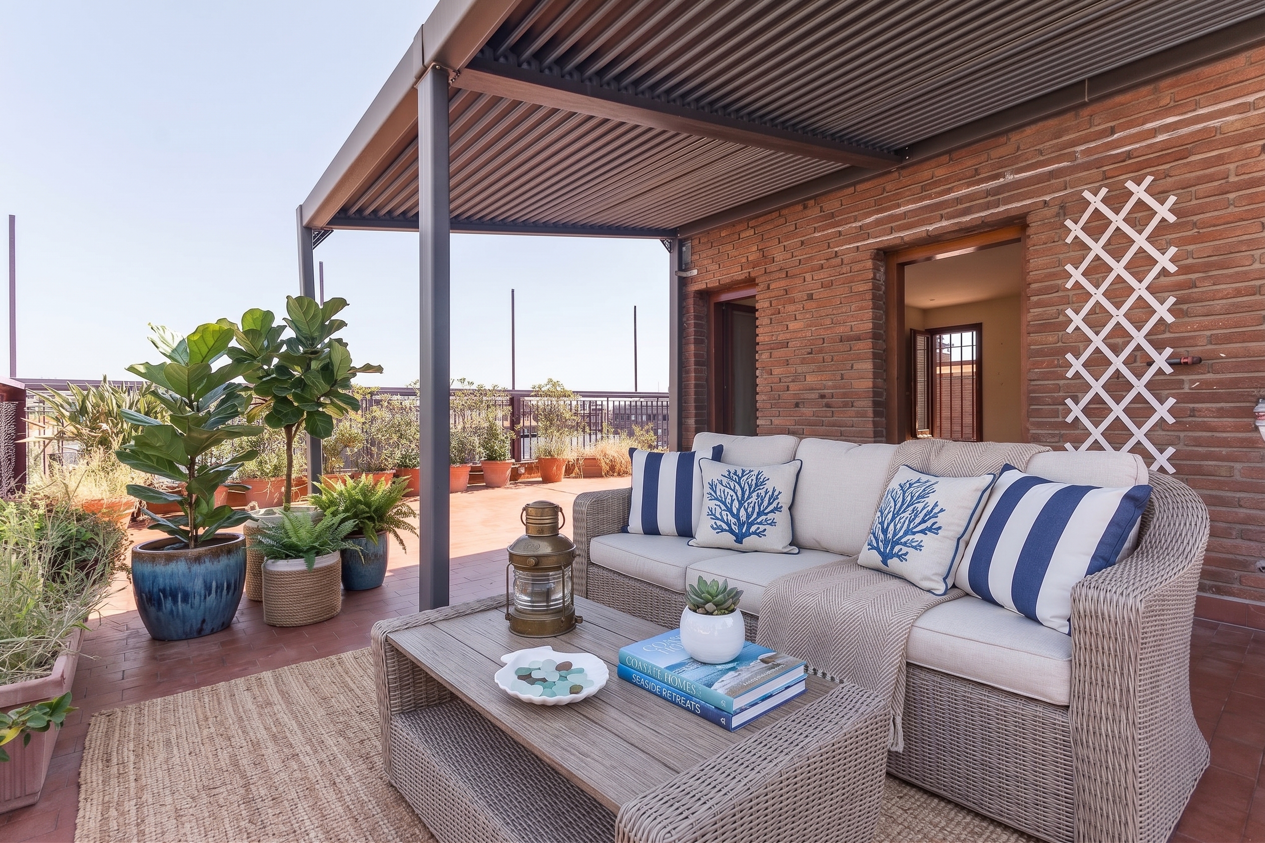 Magnificent Duplex Penthouse with Private Pool and Terraces in Les Tres Torres [KI-modifiziert]