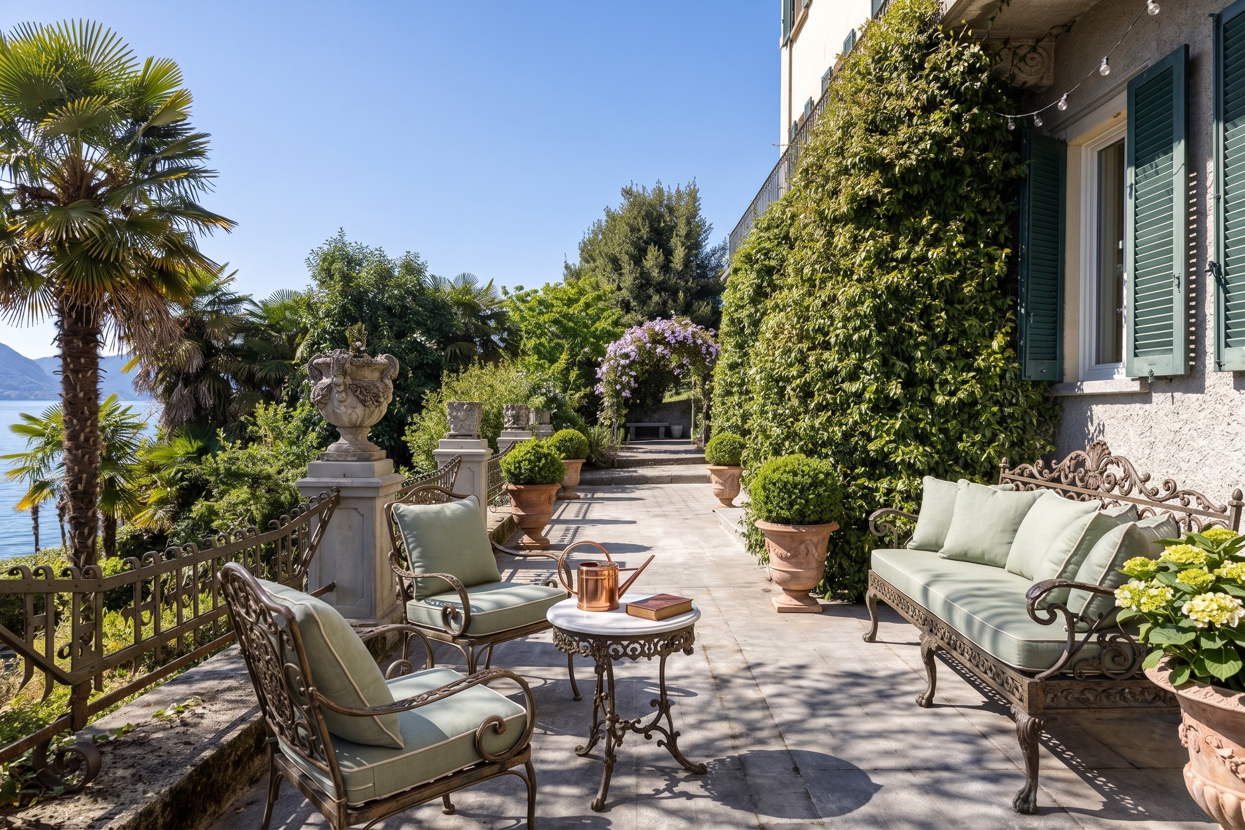 Art Nouveau Villa in the Heart of Bee with Lake View