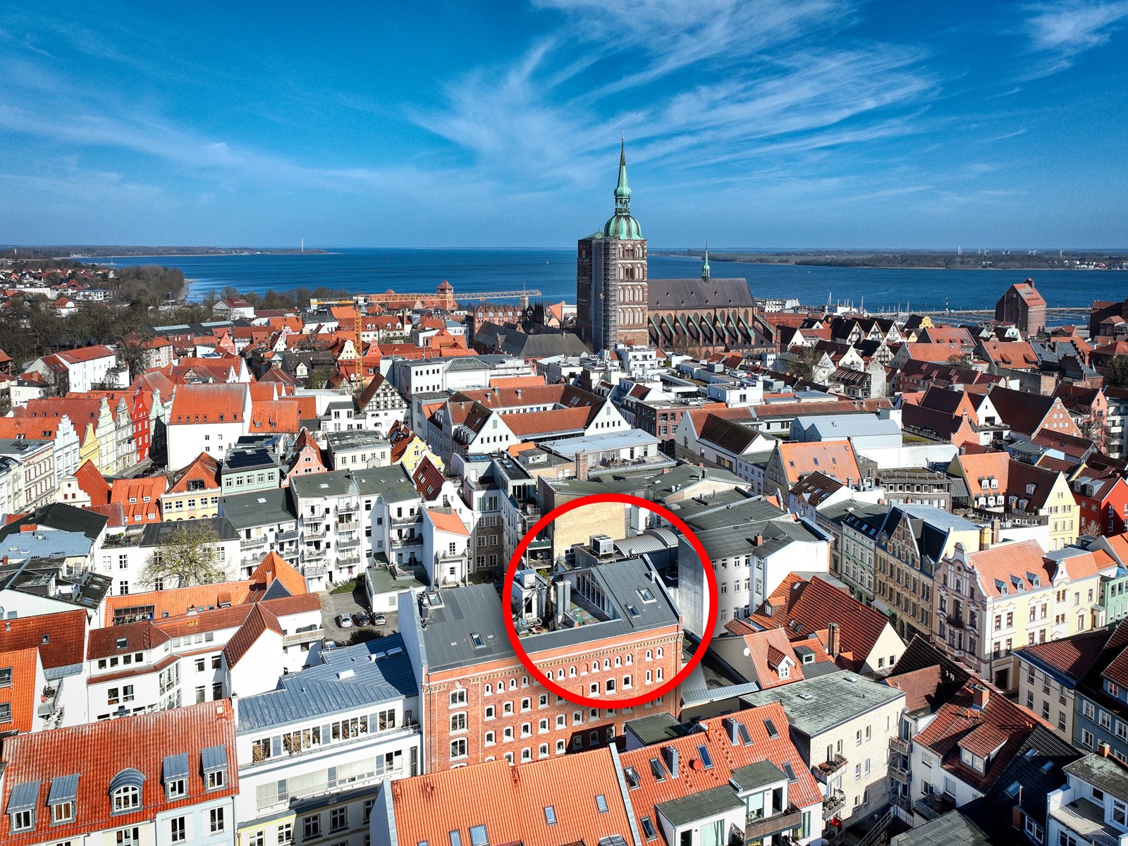 Einzigartiges Loftjuwel über den Dächern der Stralsunder Altstadt