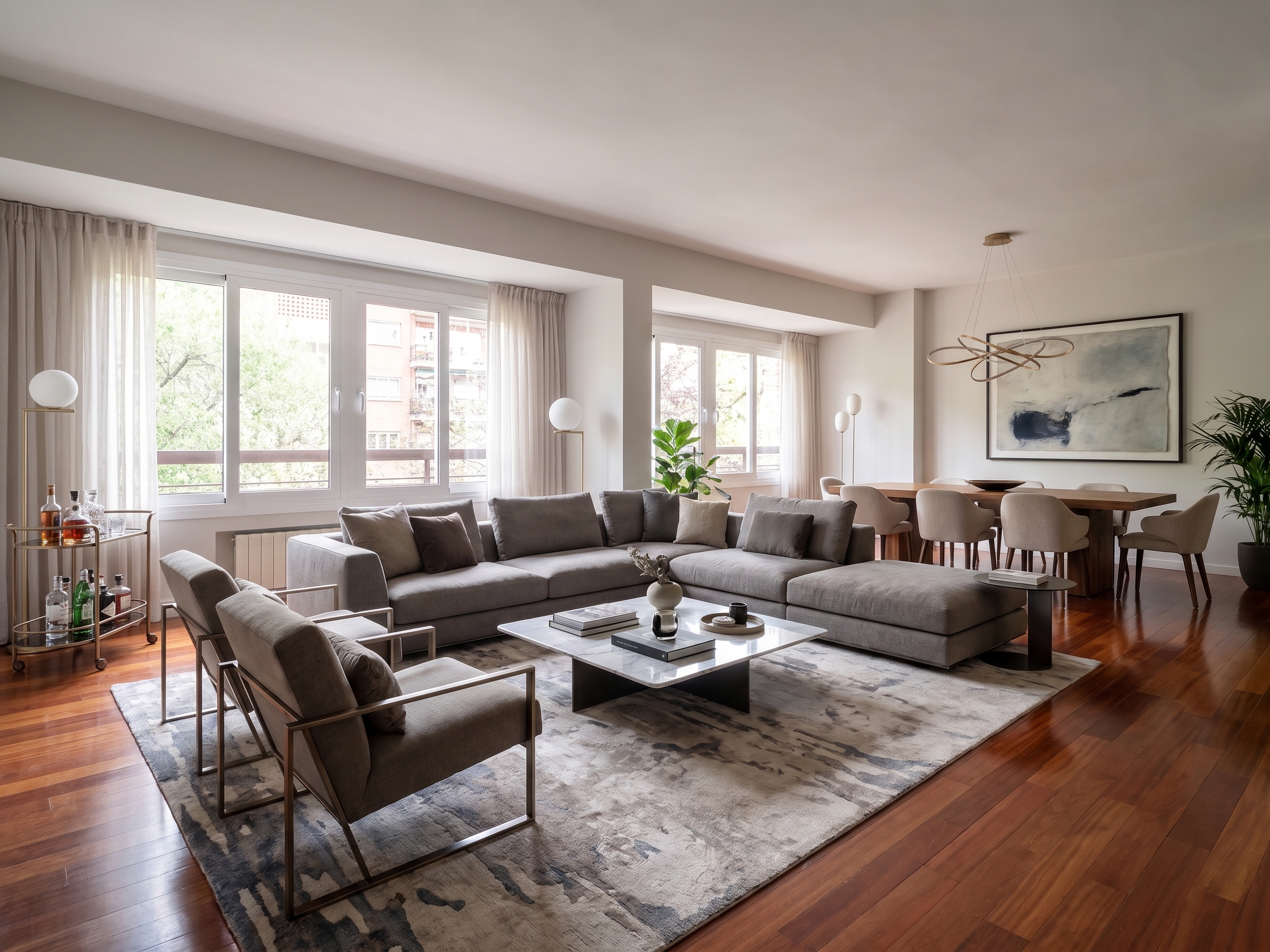 Viva el lujo en Chamartín: 175 m² con 3 dormitorios, vistas a zonas verdes, garaje y trastero.