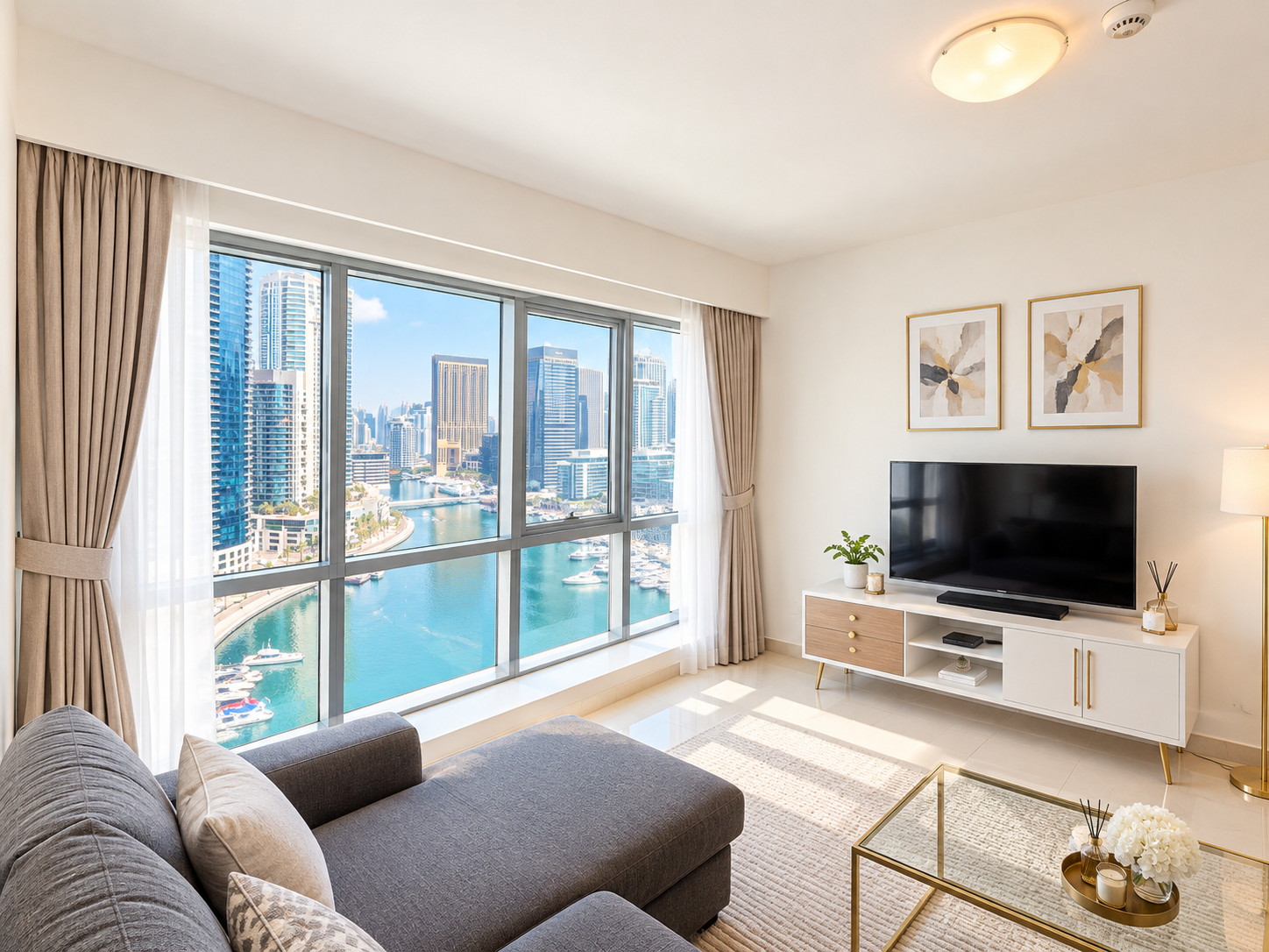 Chiller Free | Ain and Marina View | Furnished