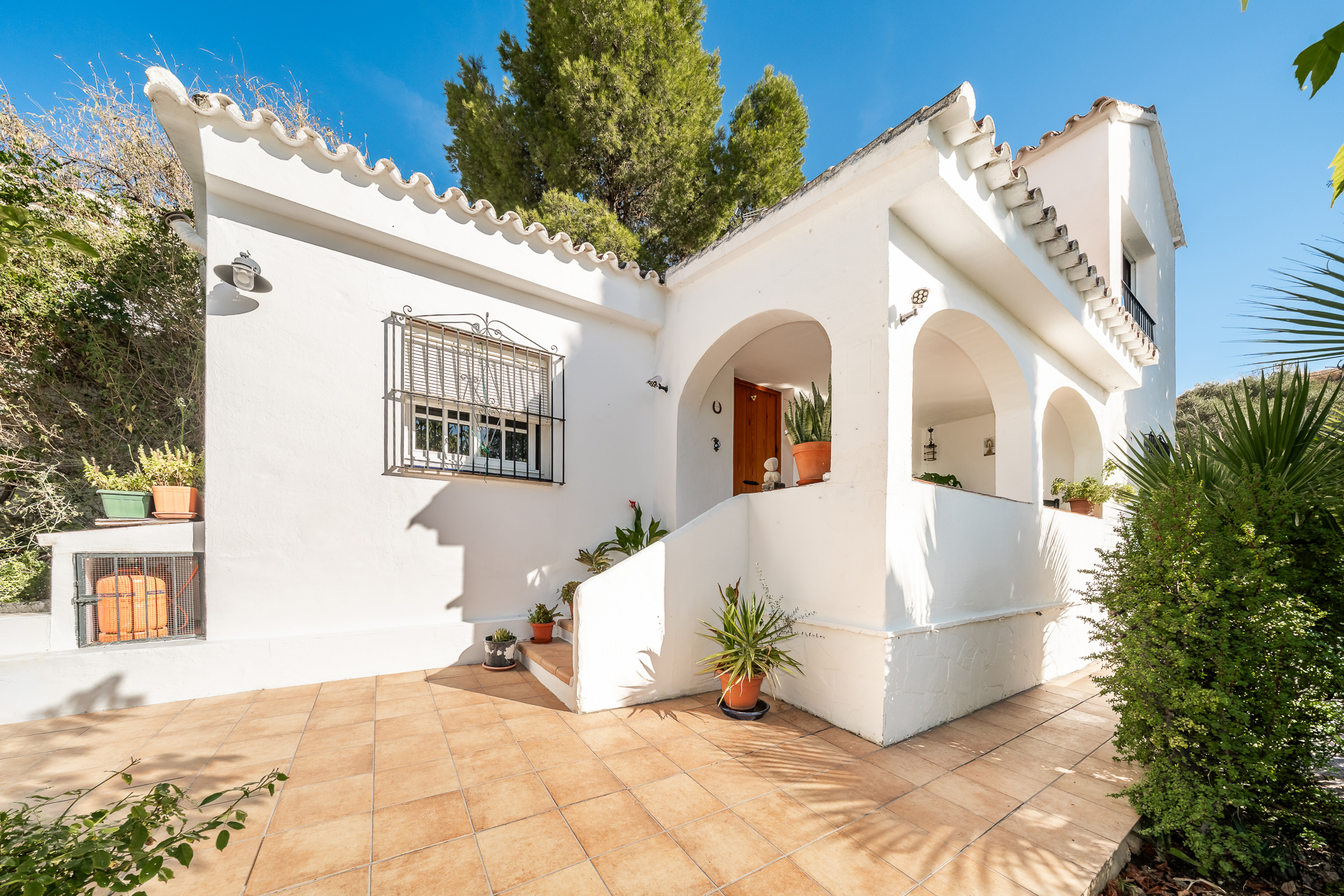 Charmante andalusische Villa mit Panoramablick in Coín