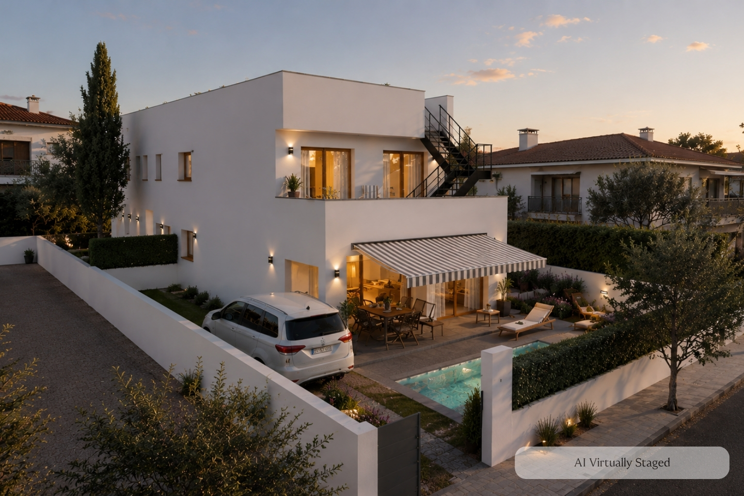 Projet exclusif de maison mitoyenne neuve avec piscine à quelques mètres de la mer à Son Serra de Marina