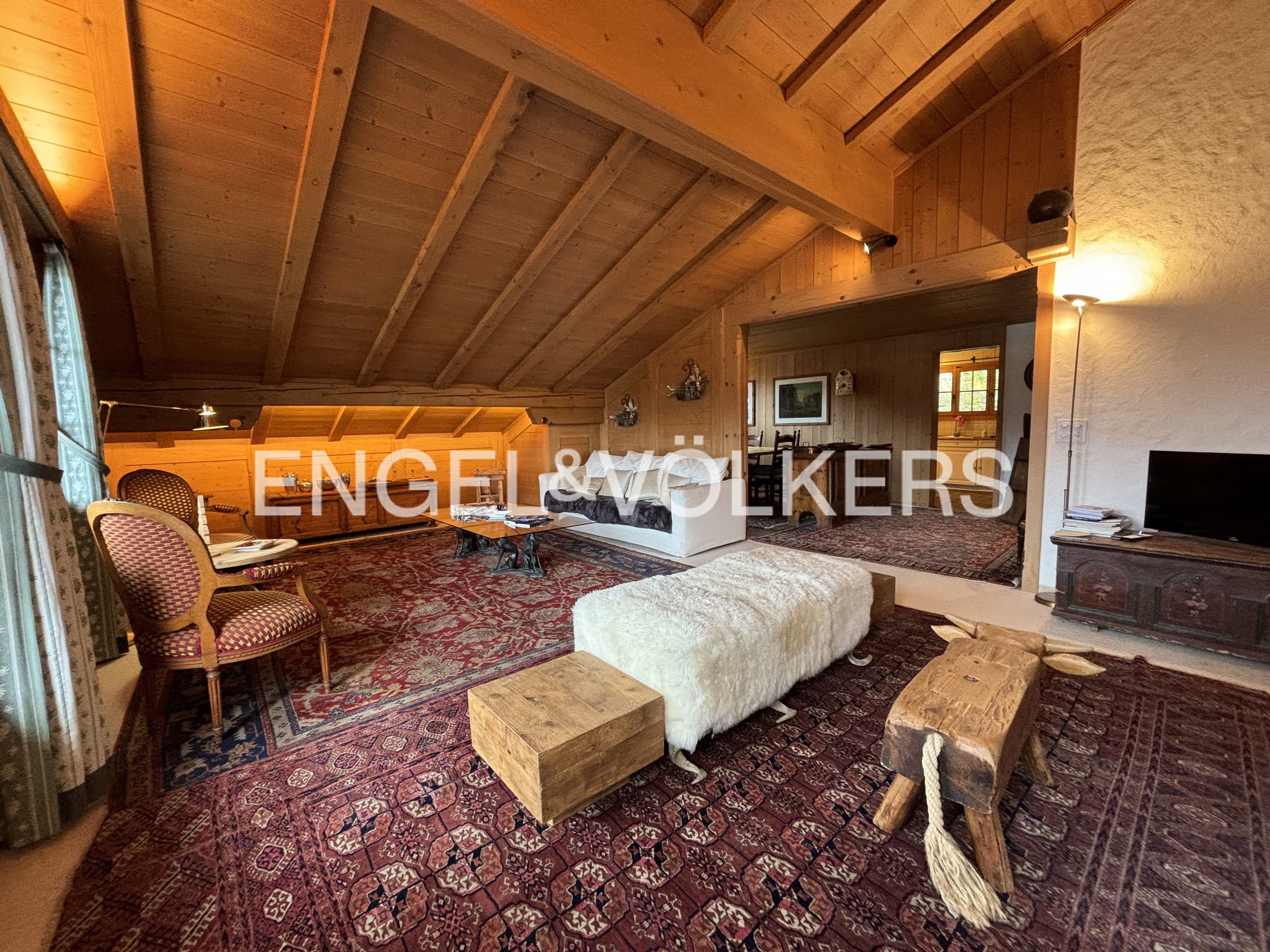 Spacious apartment in the heights of Saanen