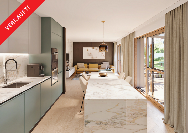 VERKAUFT! Moderne 3-Zimmer-Wohnung mit Südbalkon in begehrter Lage von Lindau!