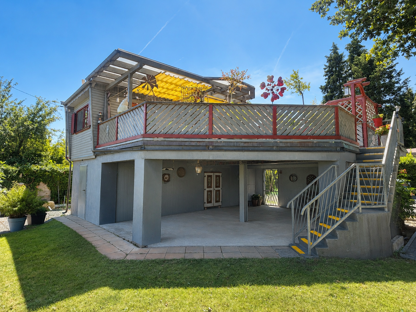 Natur genießen am Eicher See - Wochenendhaus mit Dachterrasse und Seeblick