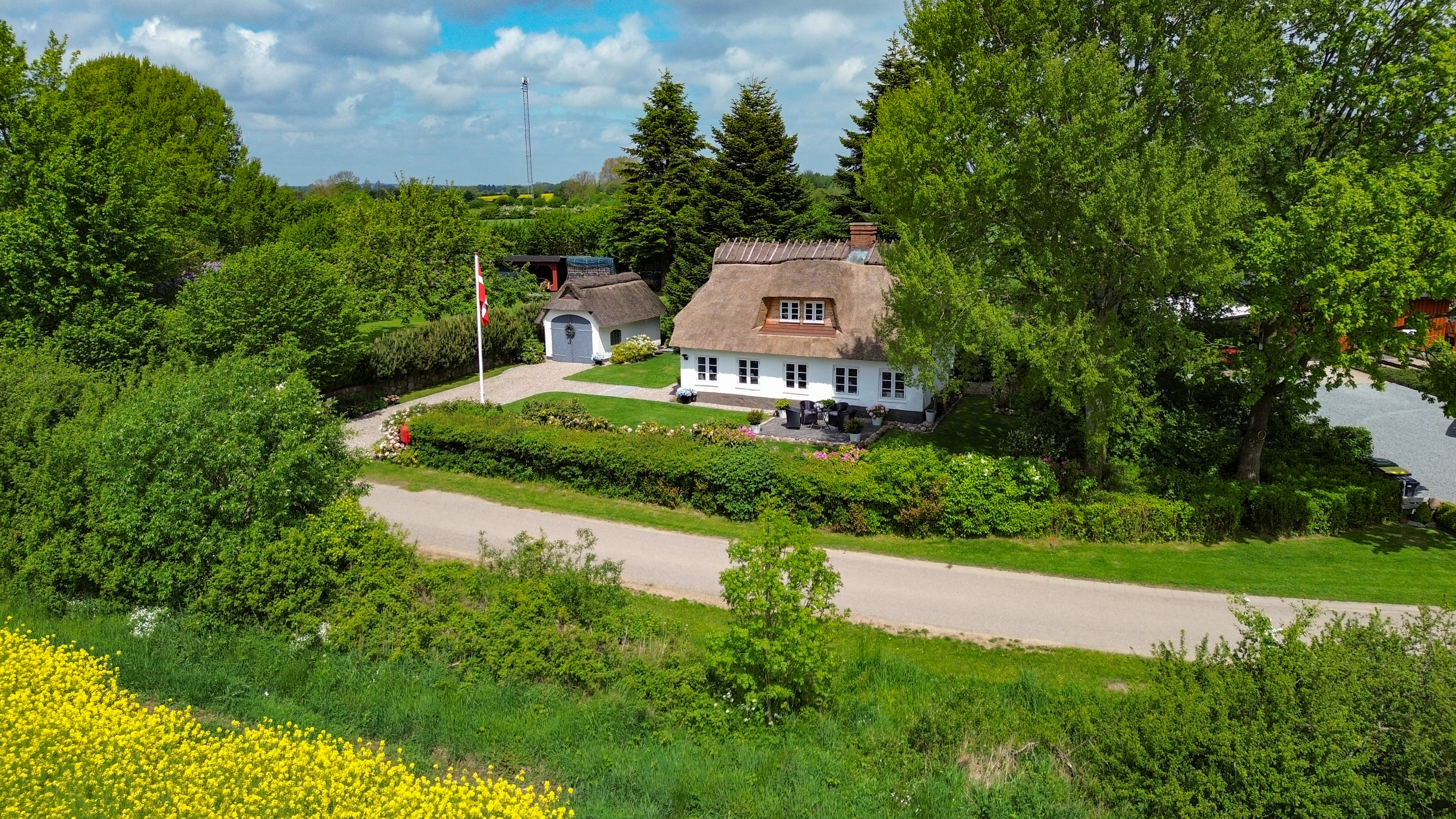 Reetdachkate im Herzen von Angeln nahe des Havetofter Sees