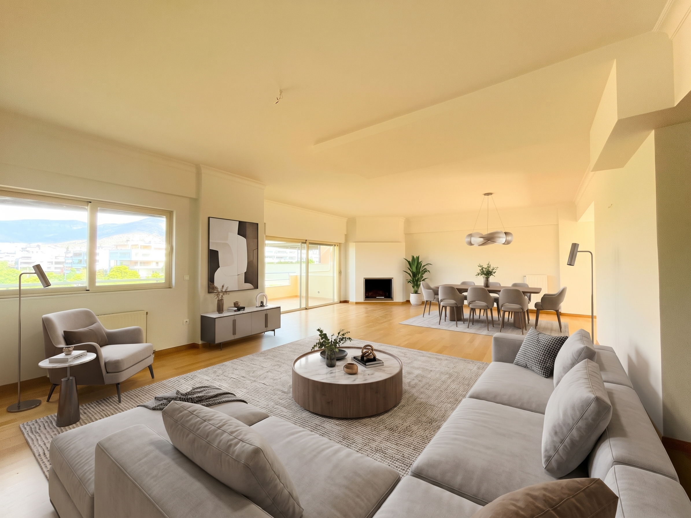 Unique apartment 190 sqm with see view [AI-modified]