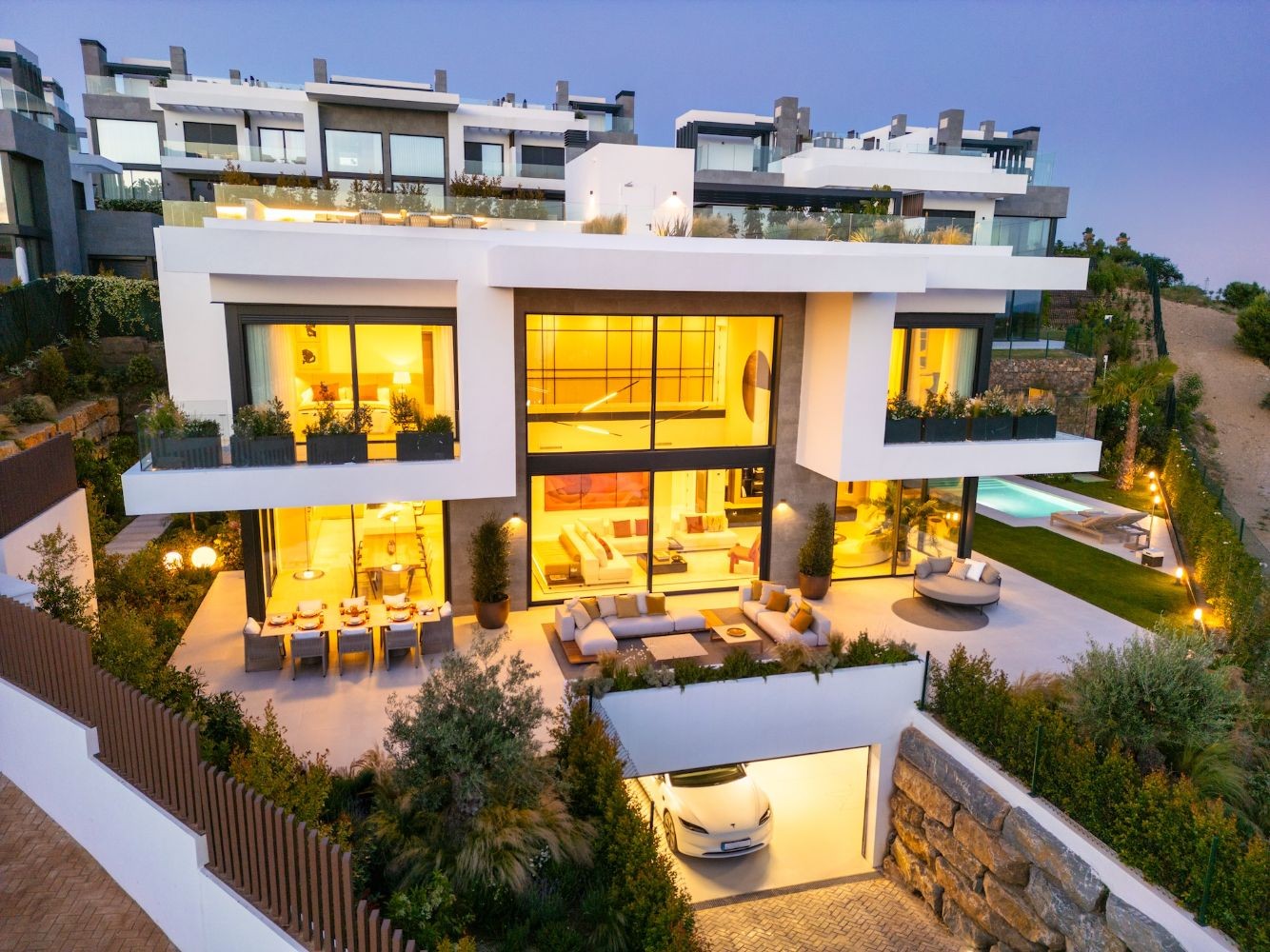 Designer Villa with Sea-View Rooftop, Wellness Area and Private Pool in Río Real