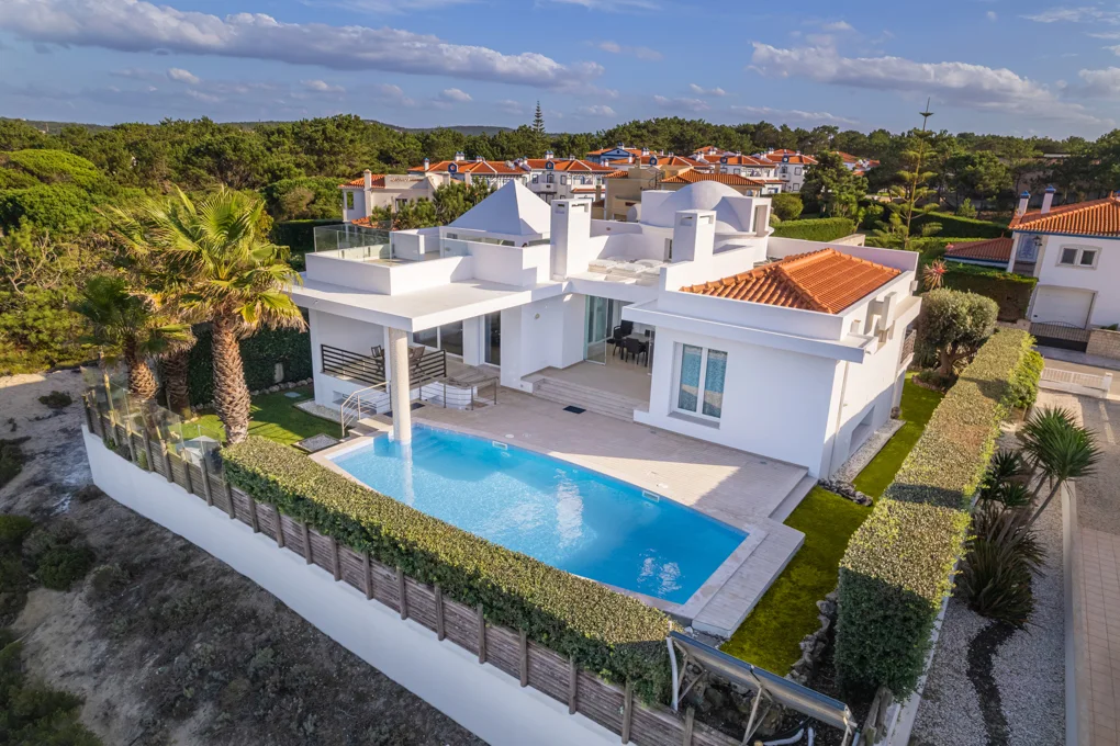 Villa with golf course and ocean views