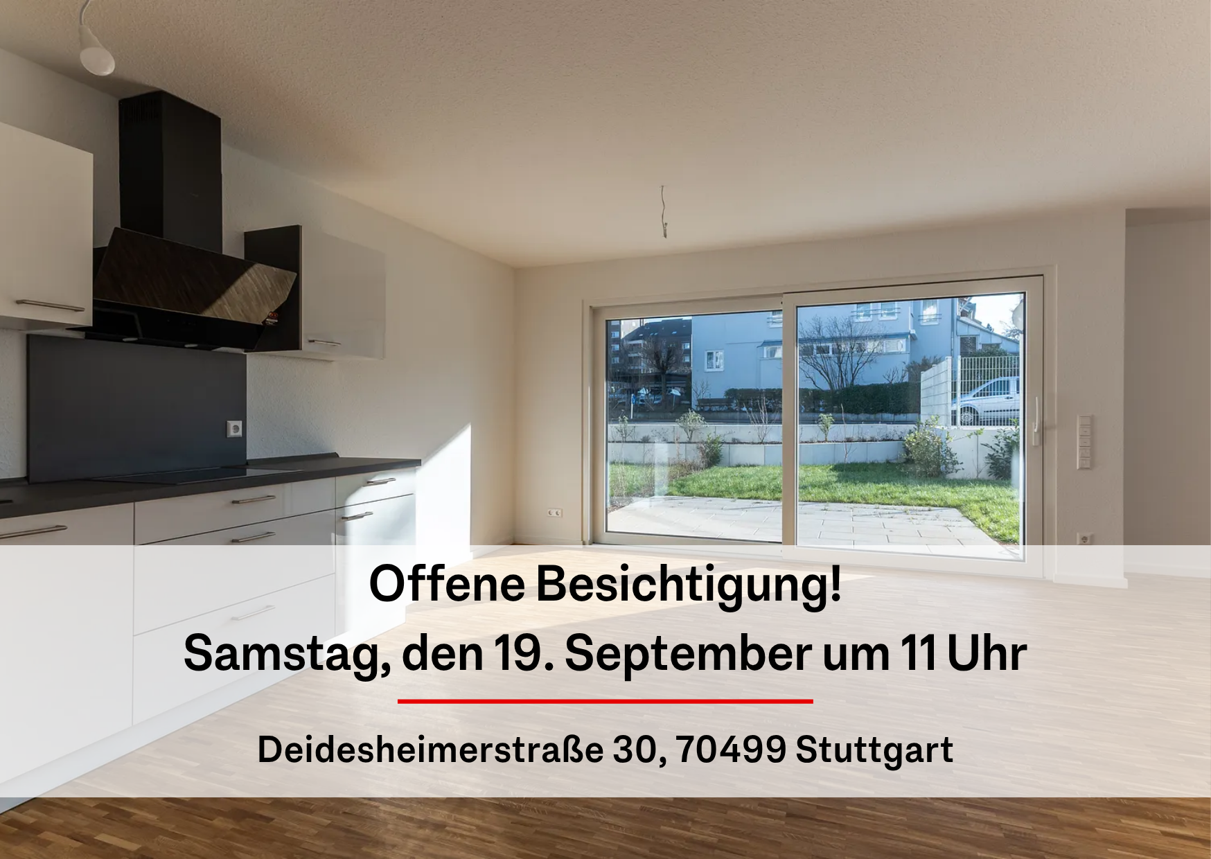 4-Zimmer Neubauwohnung – mit großzügigem Garten und Einbauküche