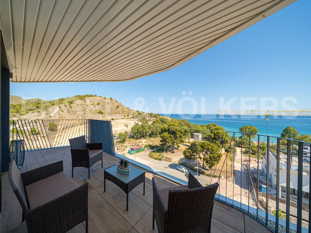 The penthouse with the best views in Villajoyosa