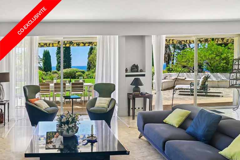 5-Zimmer-Wohnung im EG mit Garten, gesicherte Residenz mit Pool