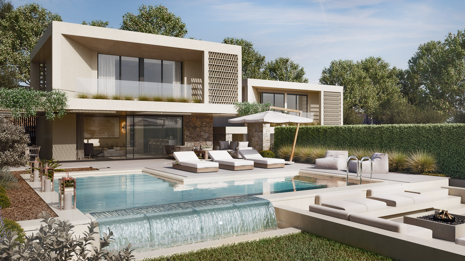 4-Bedroom Luxury Villa with Private Pool in Hanioti