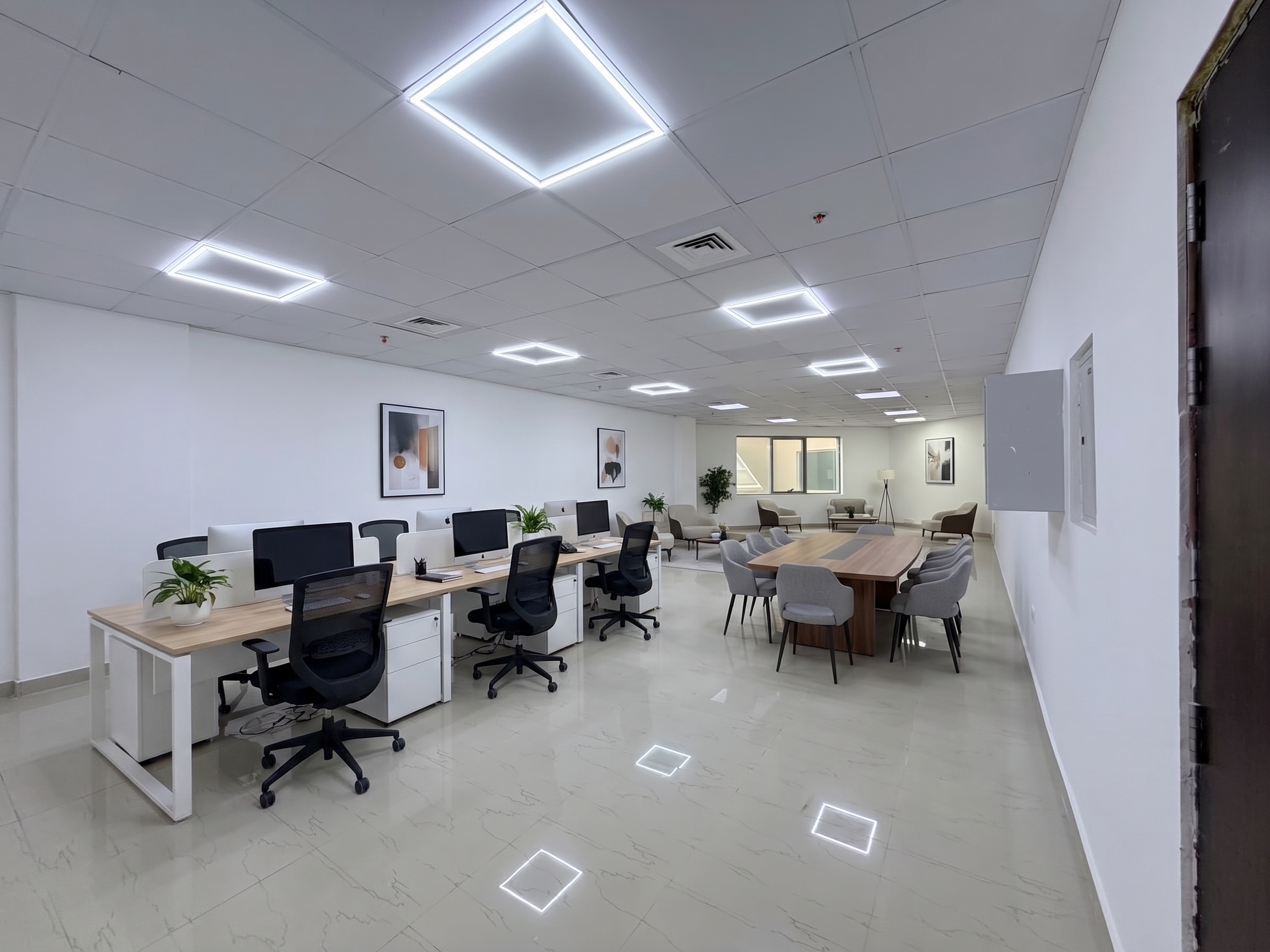 Well-Placed Office | Practical Business Space [KI-modifiziert]
