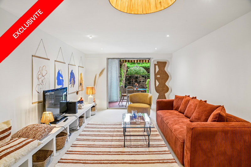 Newly renovated apartment with an exceptional 500 m² garden