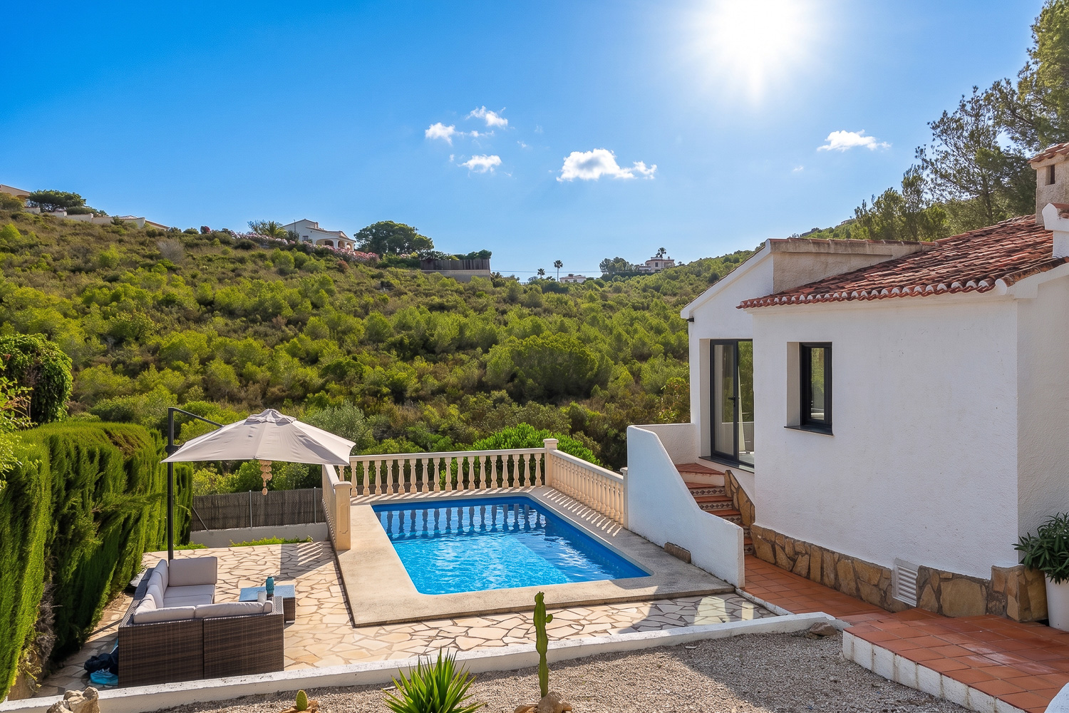 Unique Opportunity – Renovated Villa with Open Views in Jávea