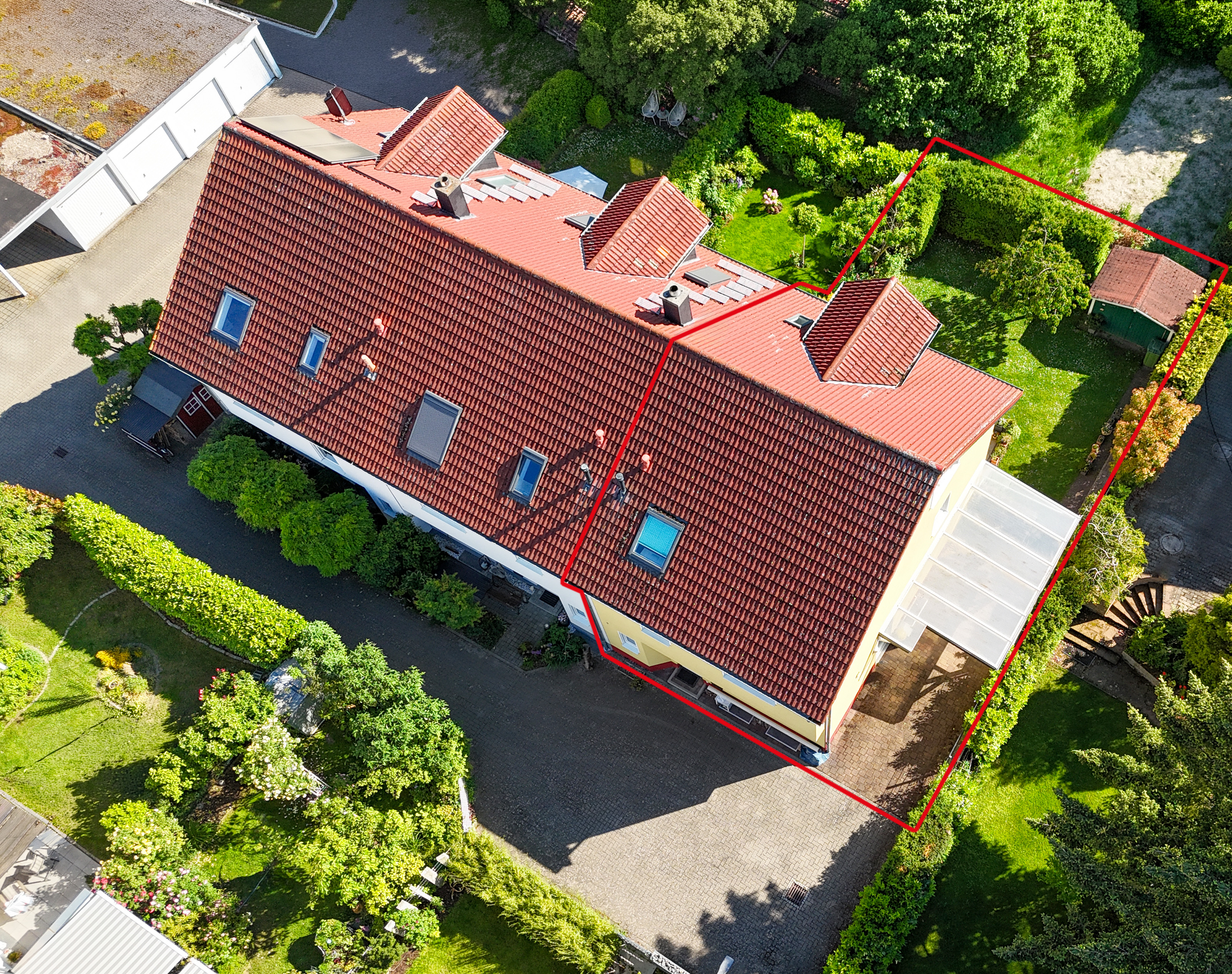 Charmantes Reihenendhaus mit mediterranem Flair in Seeheim-Jugenheim