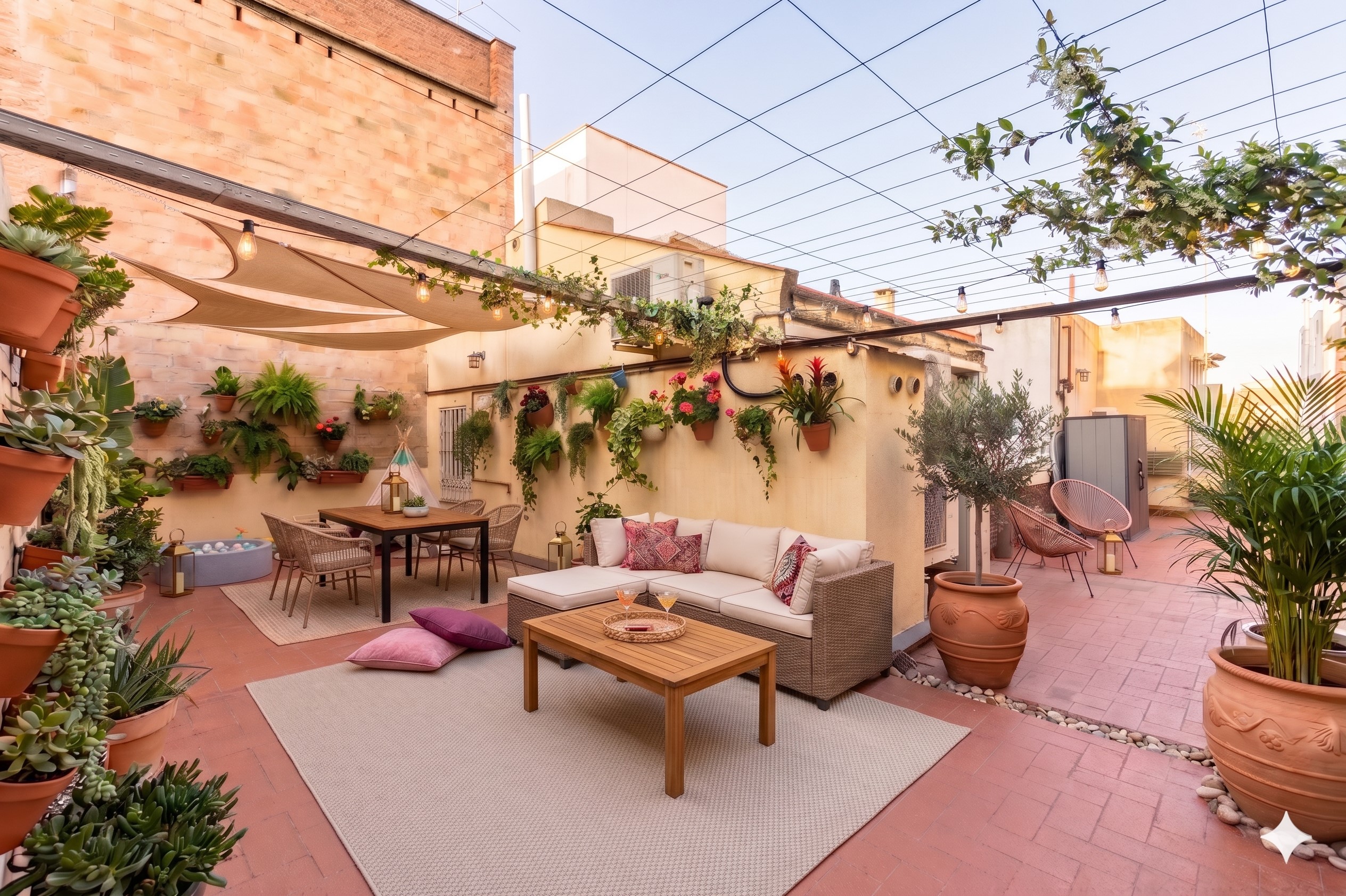 Privilegiertes Penthouse in 3 Himmelsrichtungen mit 2 Terrassen im Herzen von Gràcia