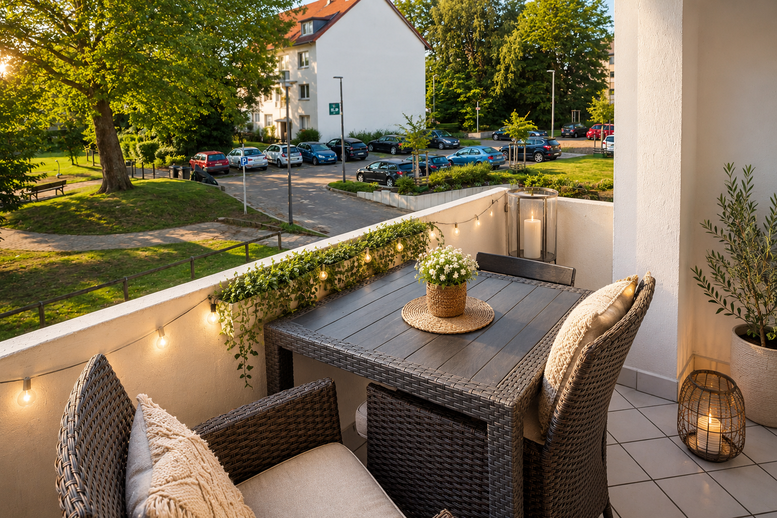 Großzügig wohnen am Niederfeldsee - 3,5 Zimmerwohnung mit Süd-Balkon und Garage