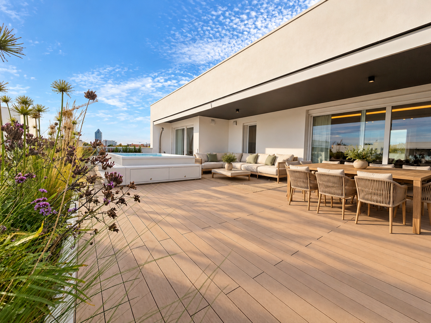 PENTHOUSE MIT TERRASSE UND PRIVATEM WHIRLPOOL