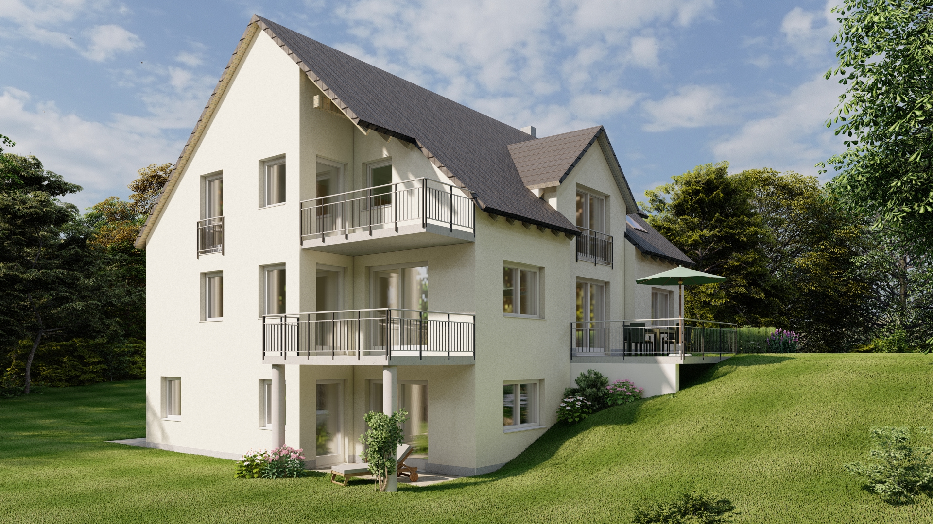 Grundstück – mit Baugenehmigung für Ihr Traumhaus!