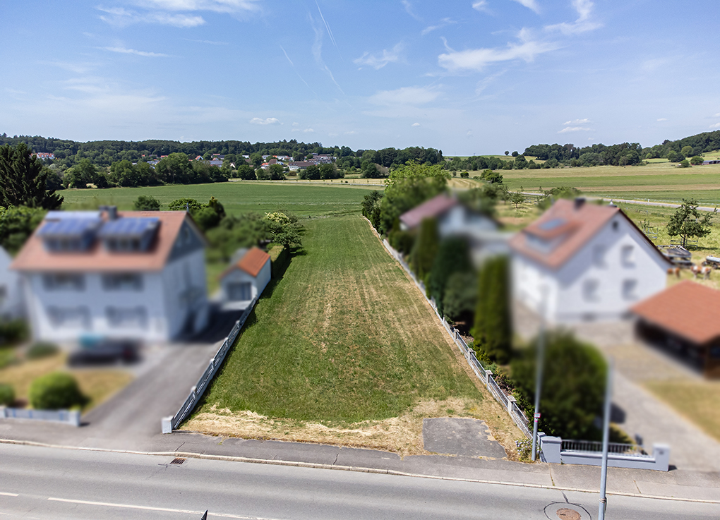 Baugrundstück ohne Bauzwang - teilerschlossen in ruhiger Lage - Verkauf im Bieterverfahren