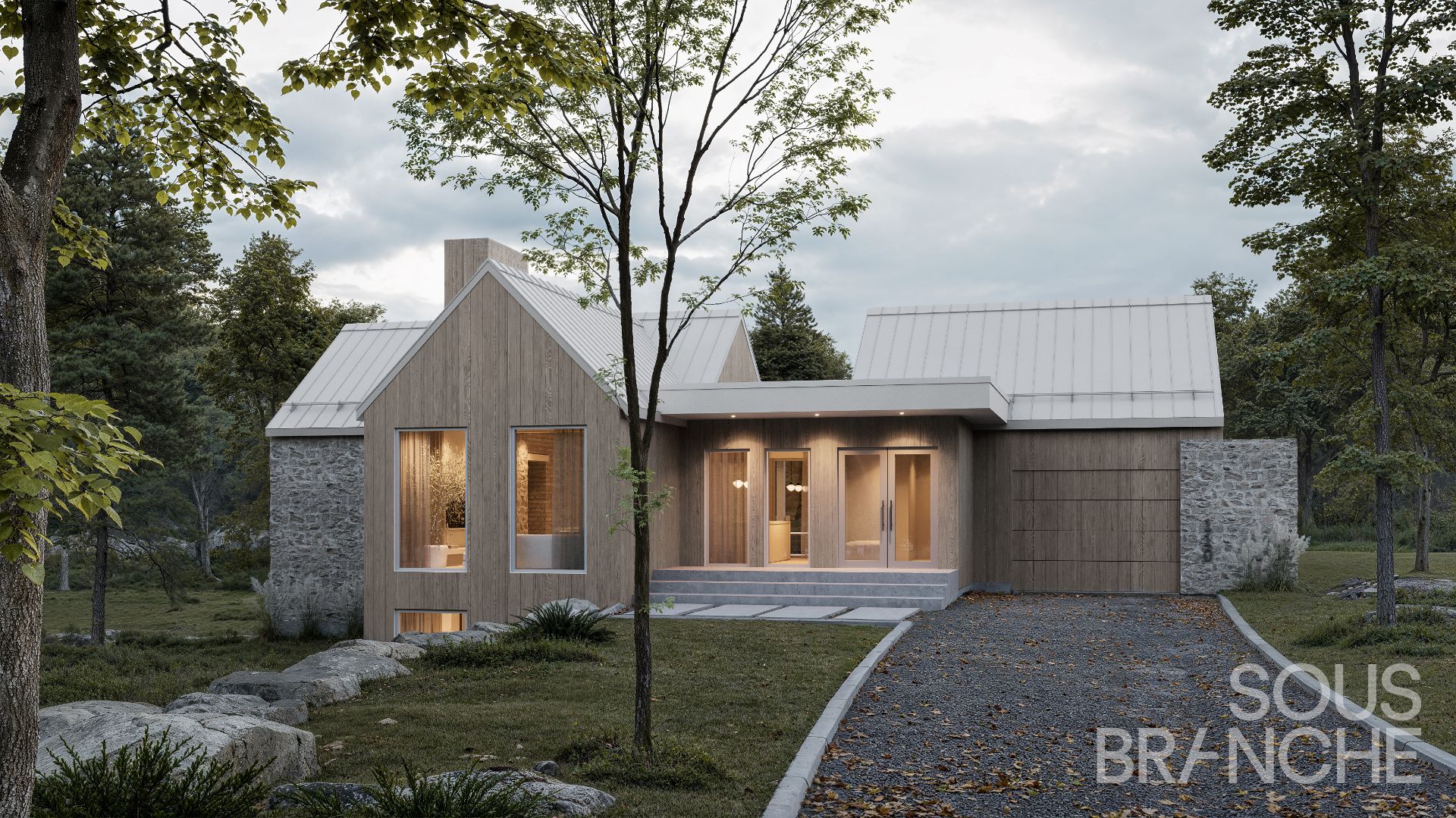 HOLM TREMBLANT - Exceptional residence in a private estate
