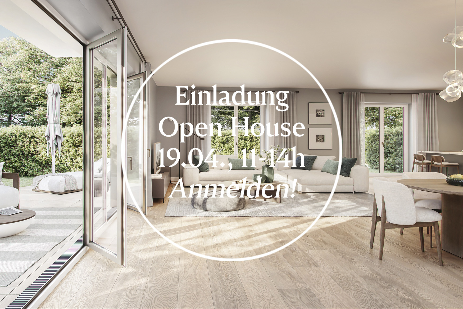 OPEN HOUSE AM 19.04.* Gartenwohnung mit Naturfeeling