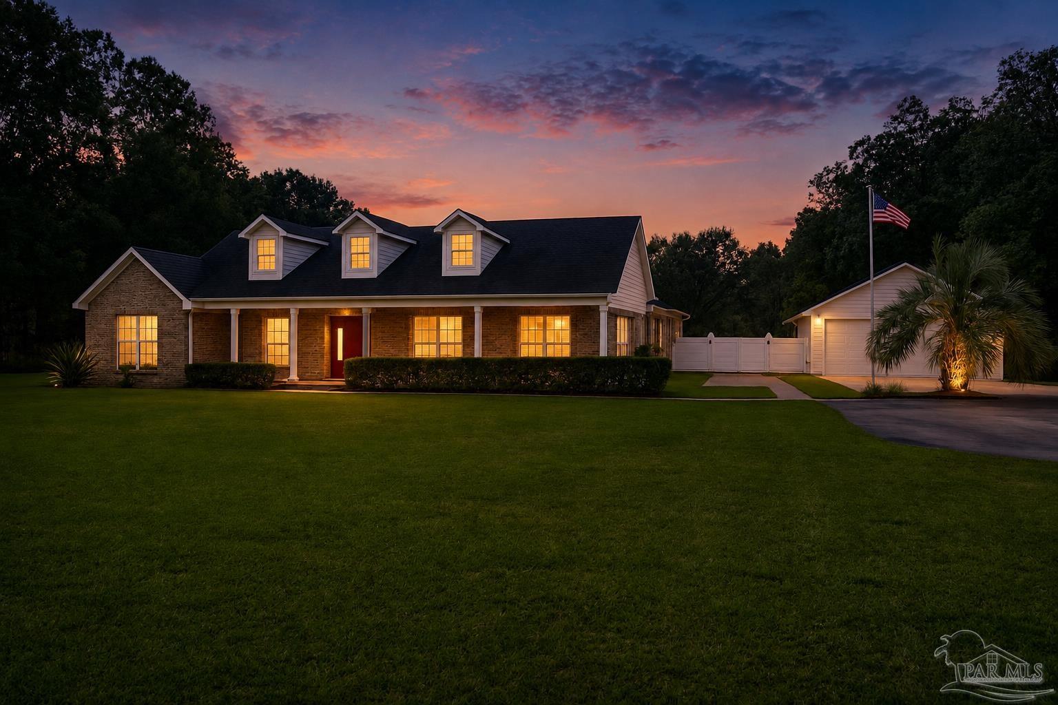 Live the Florida Dream in a Private 4-Acre Oasis with a Pool