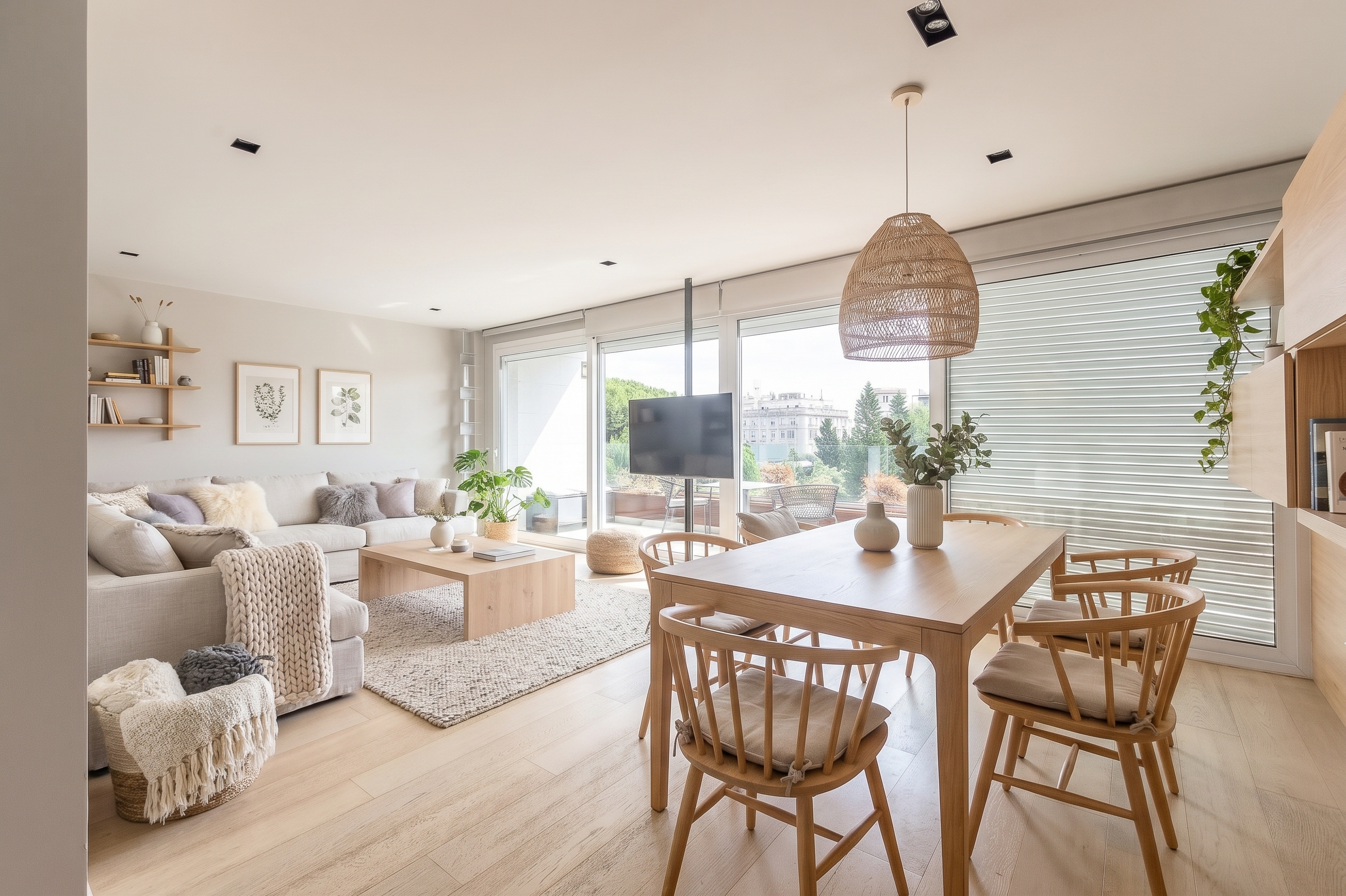 Exclusive designer home with terrace in Bonanova [AI-modified]