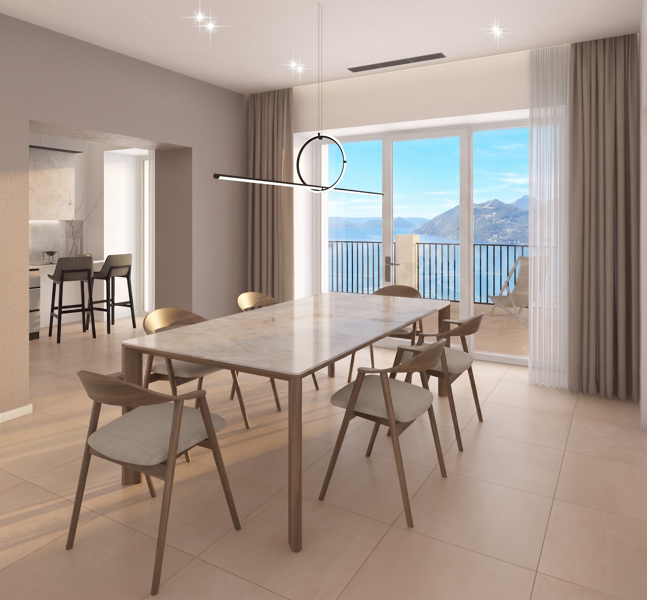 Appartement 10 : grand appartement avec terrasse vue sur le lac
