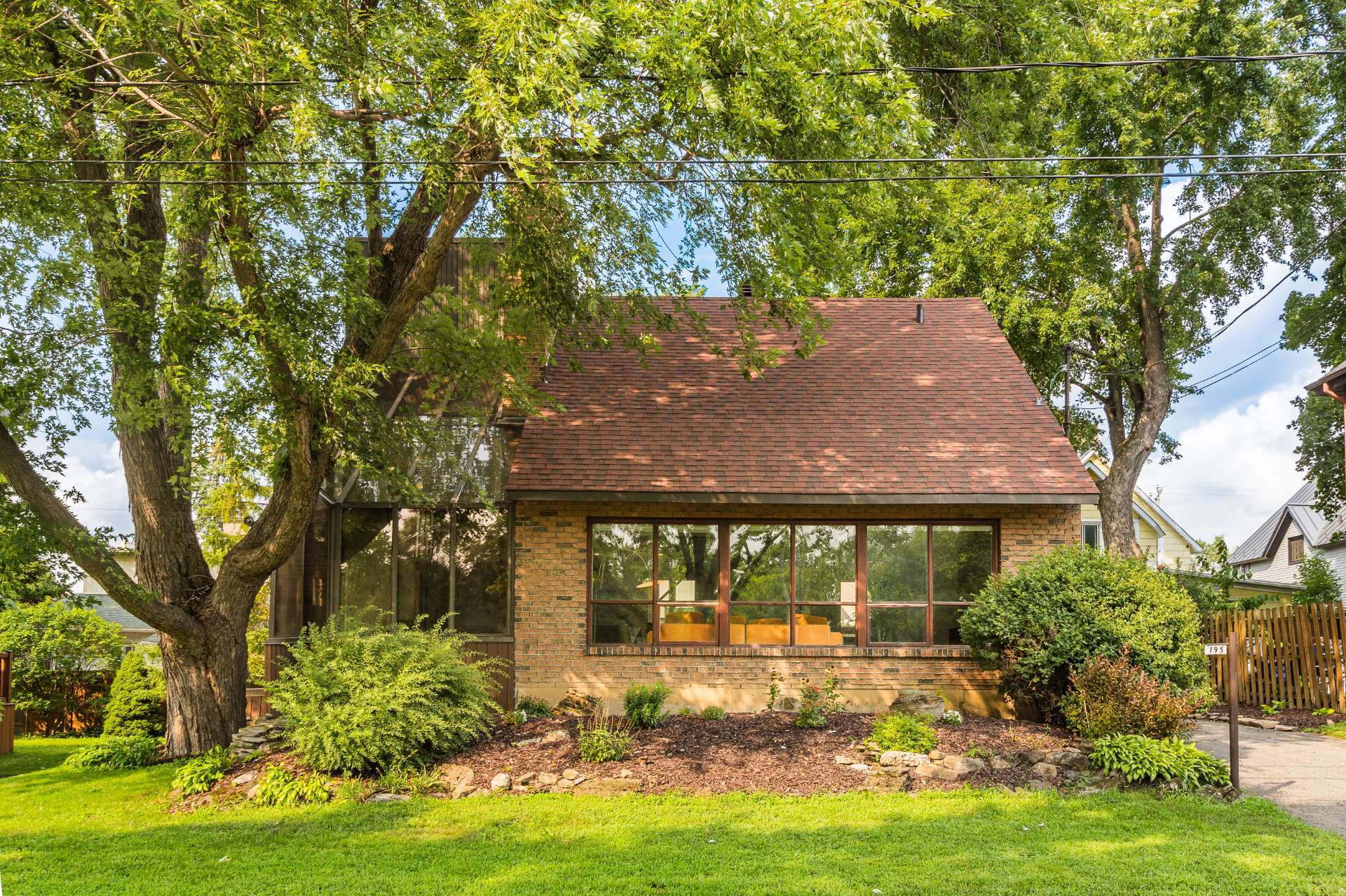 A home with distinctive architecture