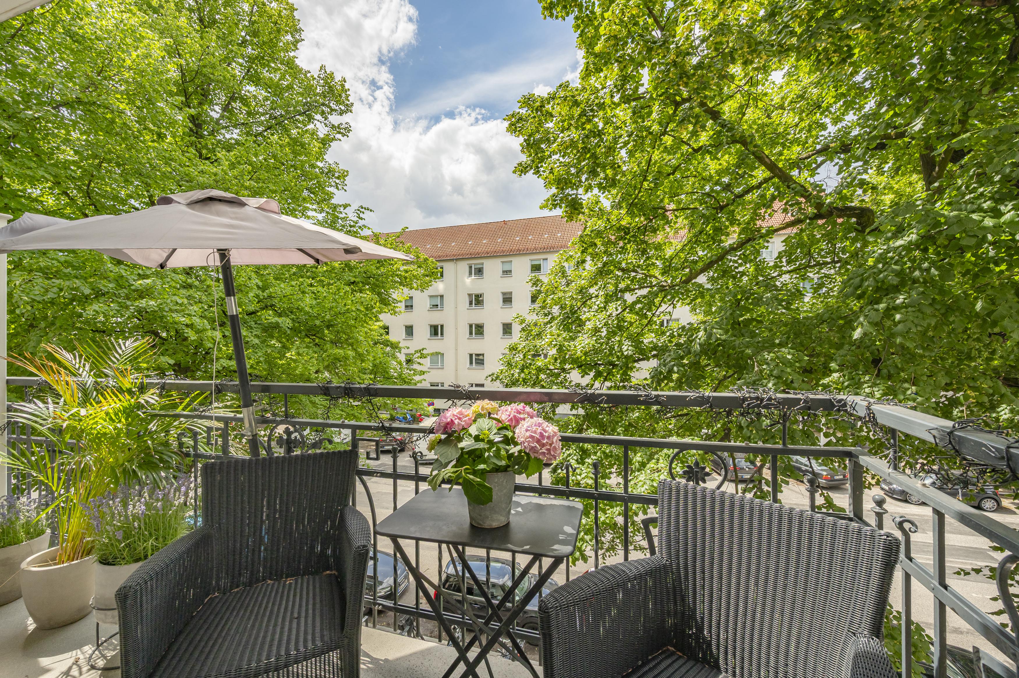 Wohnen mit Stil: Modernisierter Altbau im Lehmweg.