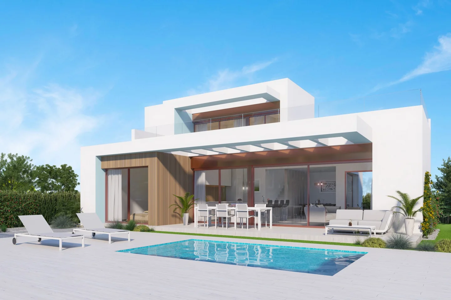 New construction villas on Vistabella golf